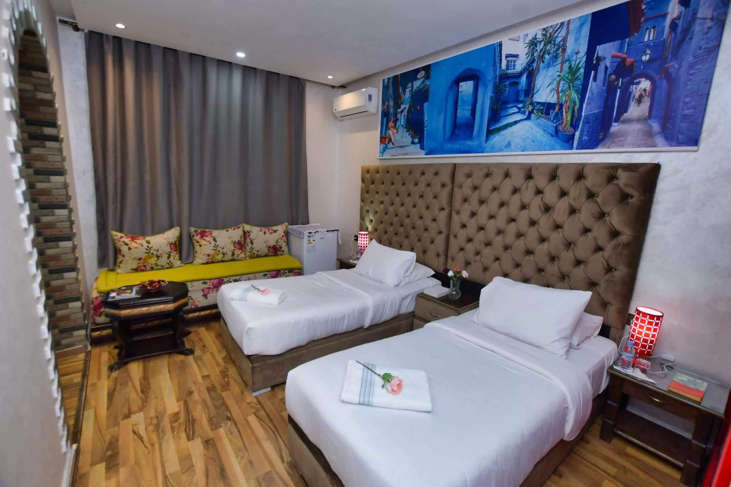 Bed in Hotel Dar Annasr