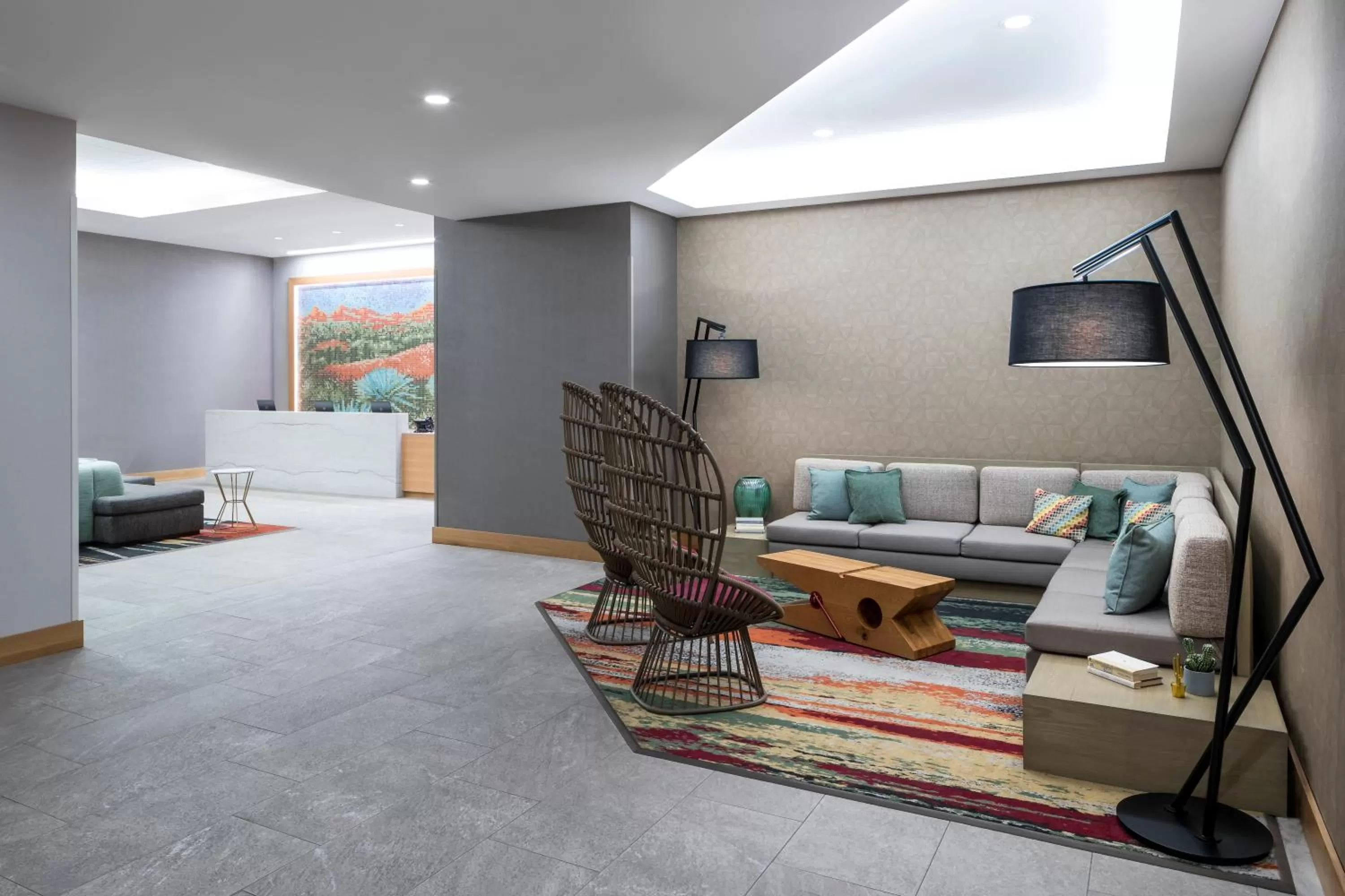 Lobby or reception in Hyatt House Tempe Phoenix University