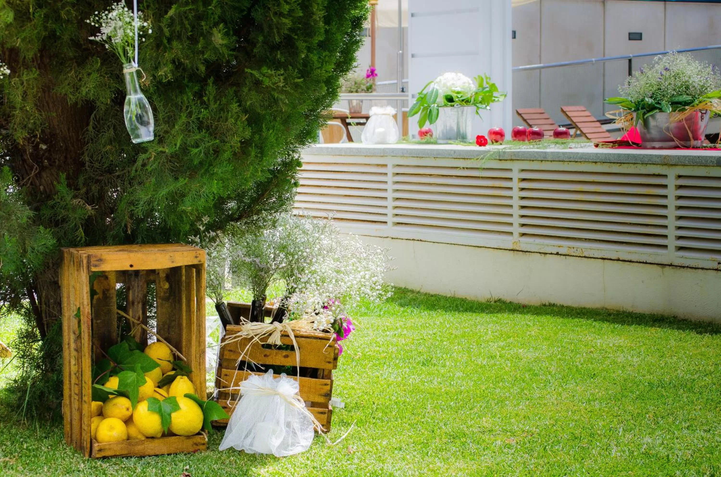 Patio in Hotel Mirador de Llerena