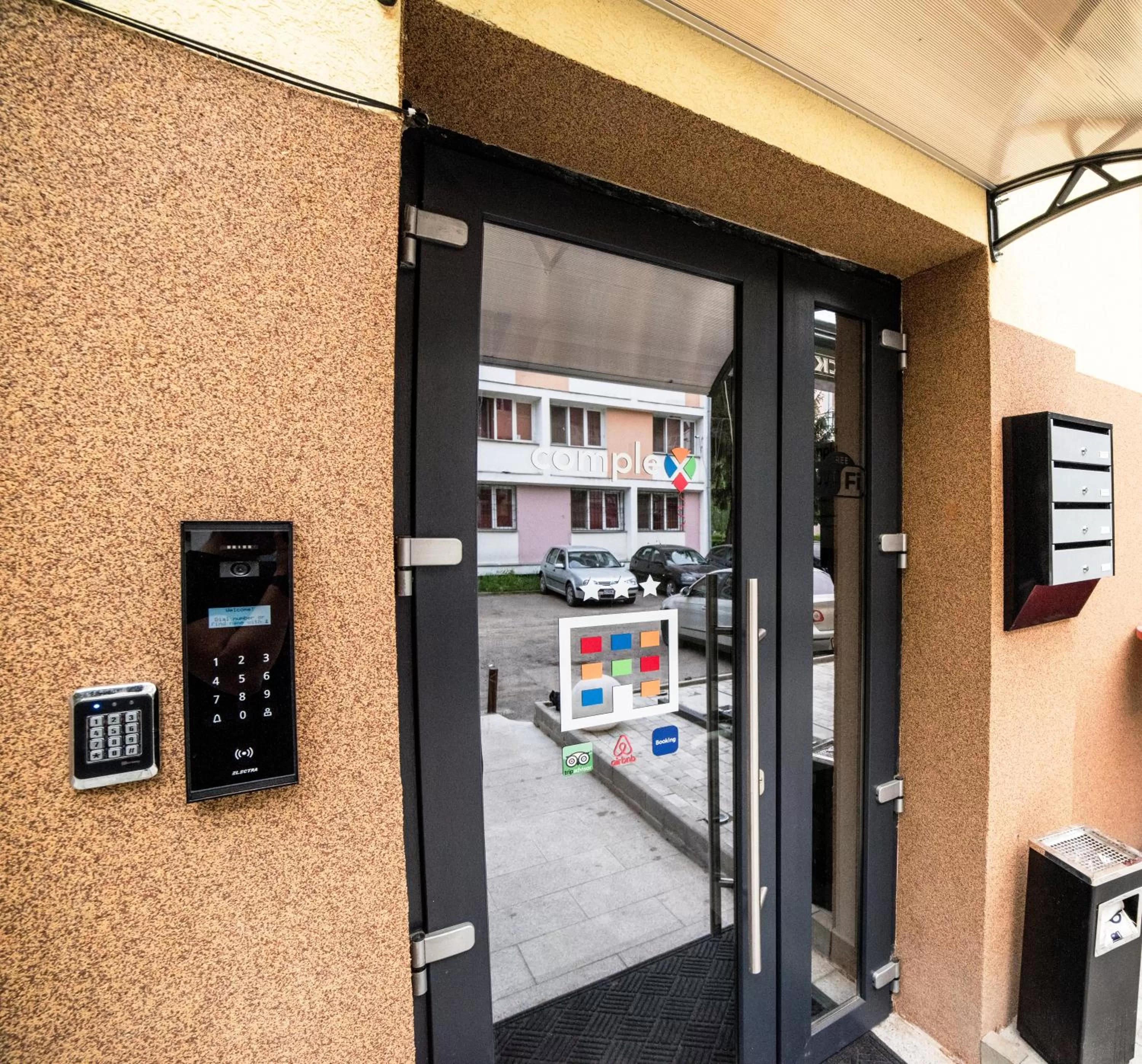 Facade/entrance in compleX living aparthotel