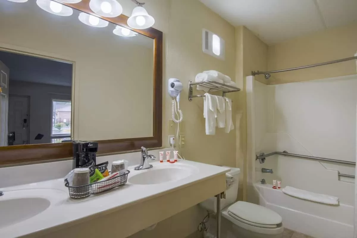 Bathroom in Econo Lodge Forest City