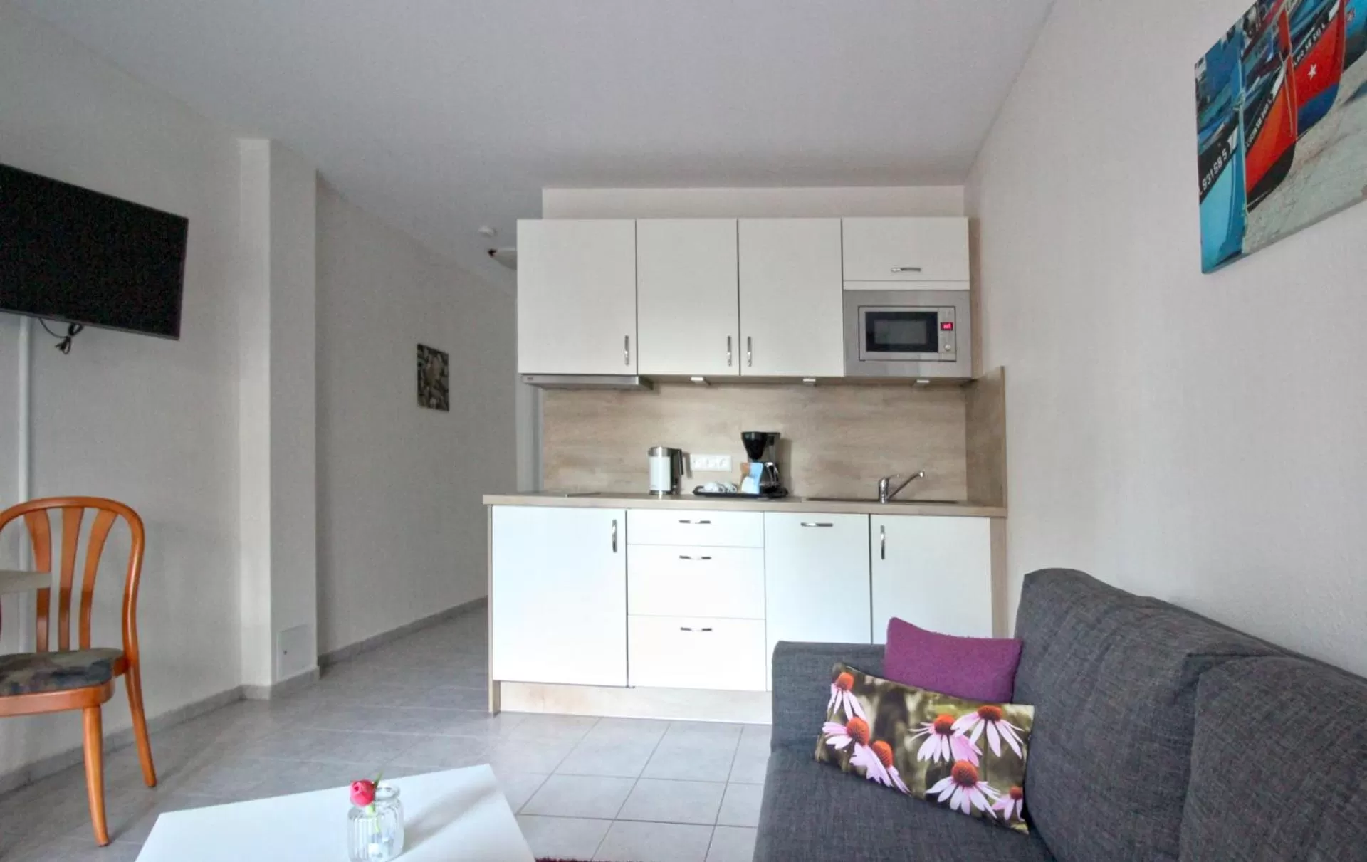 Living room in Mare Balticum Urlaub auf Rügen