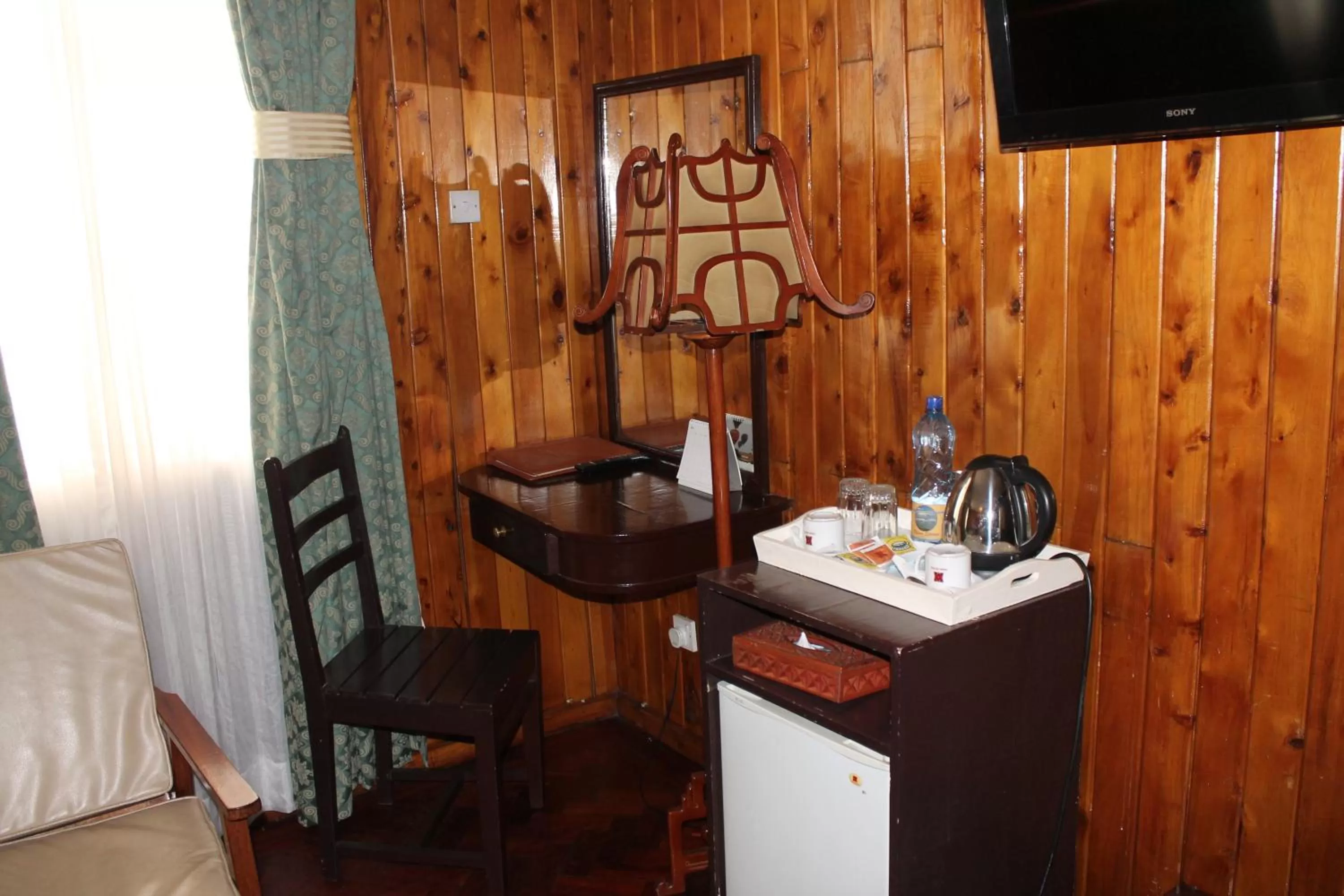 Seating area in The Oakwood Hotel