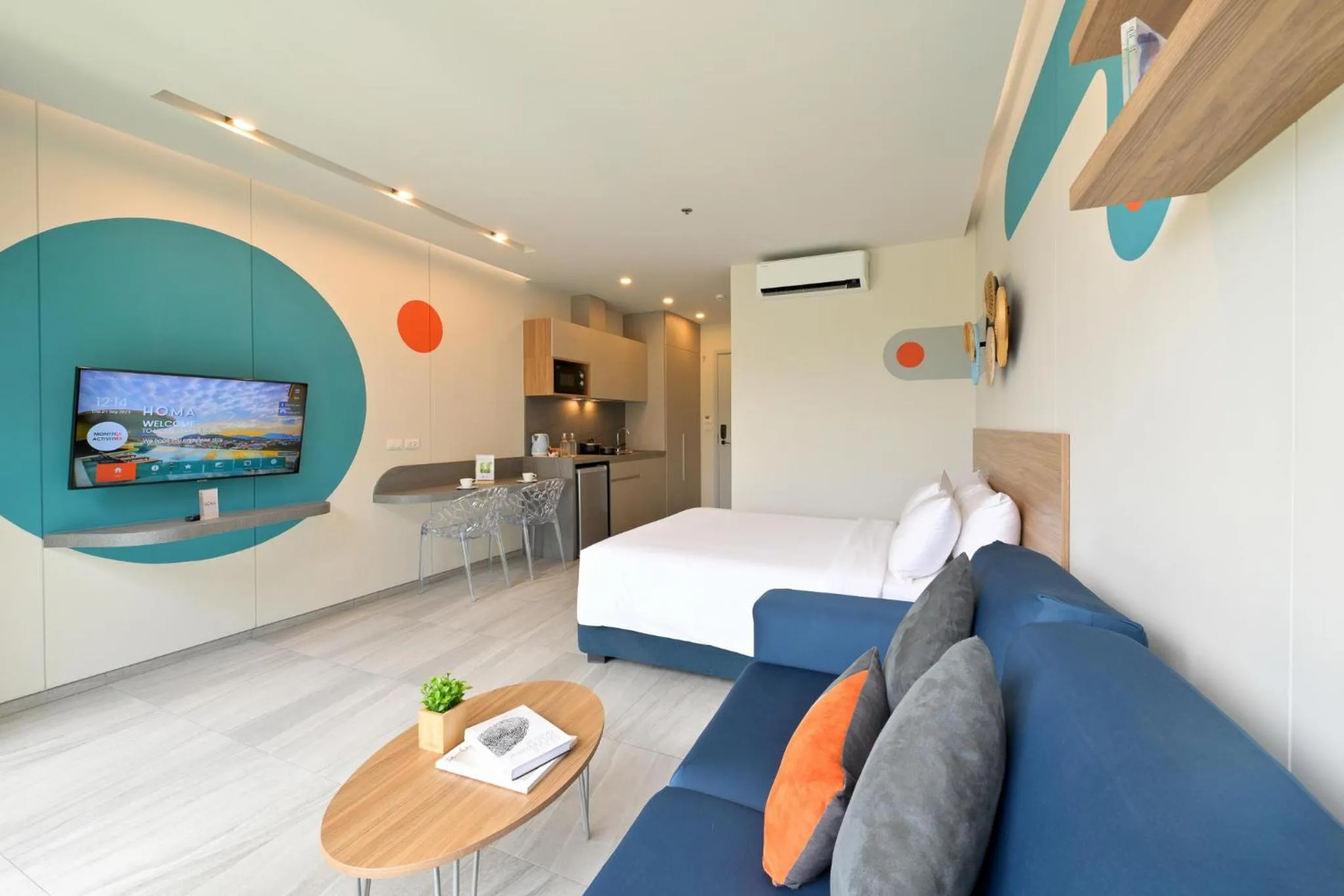 TV and multimedia, Bed in HOMA Phuket Town