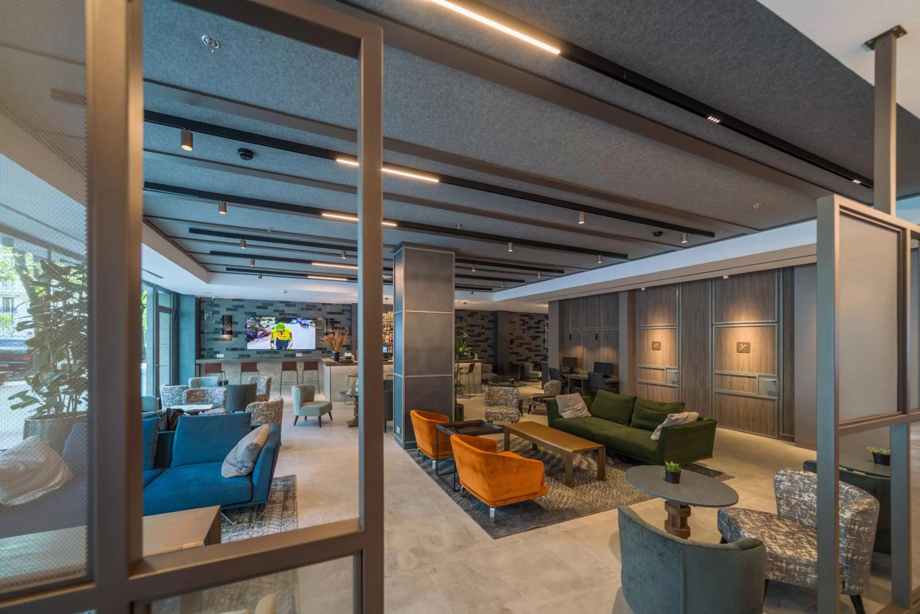 Lobby or reception in Catalonia Gran Vía Bilbao