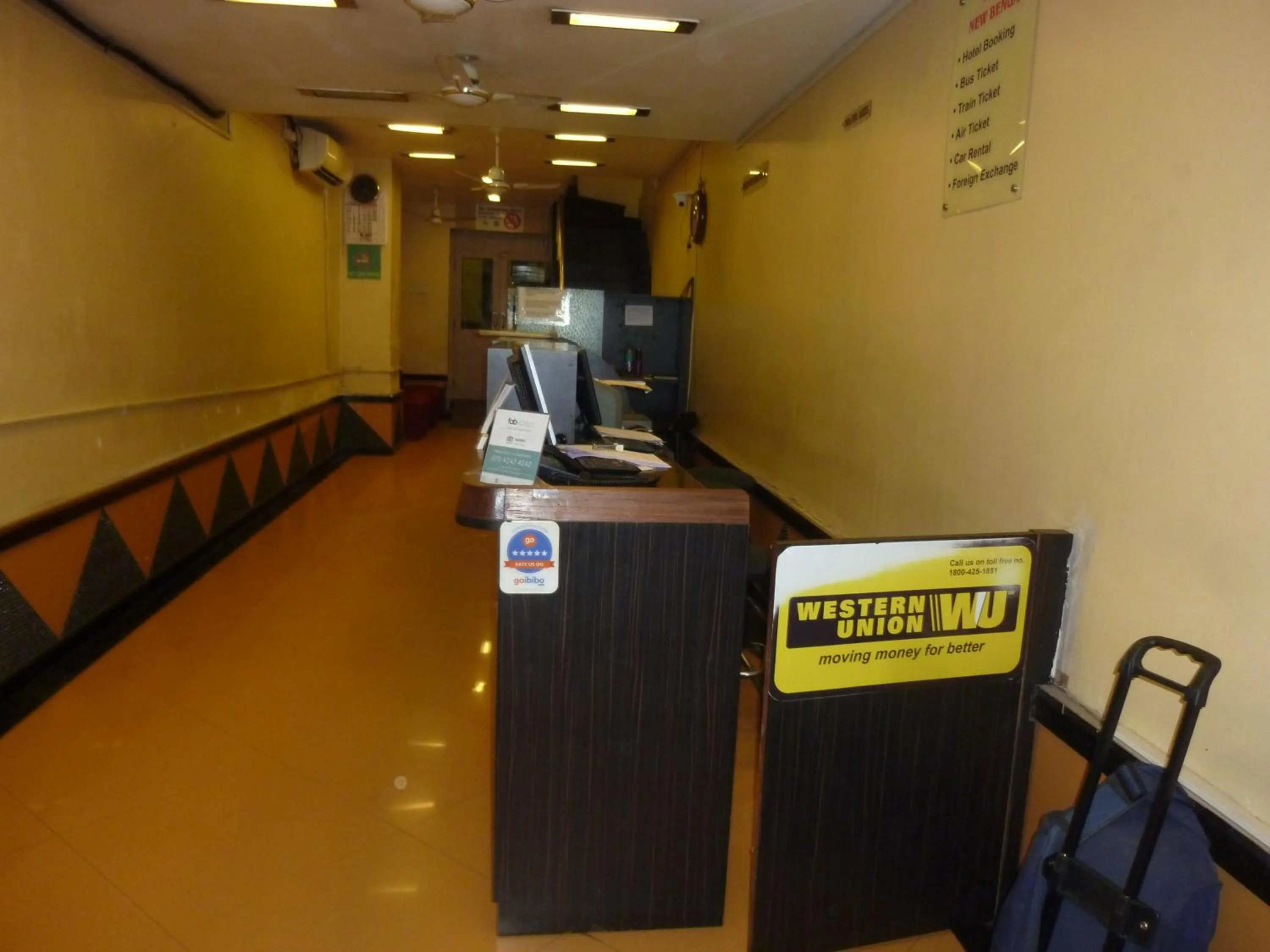 Lobby or reception in Hotel New Bengal