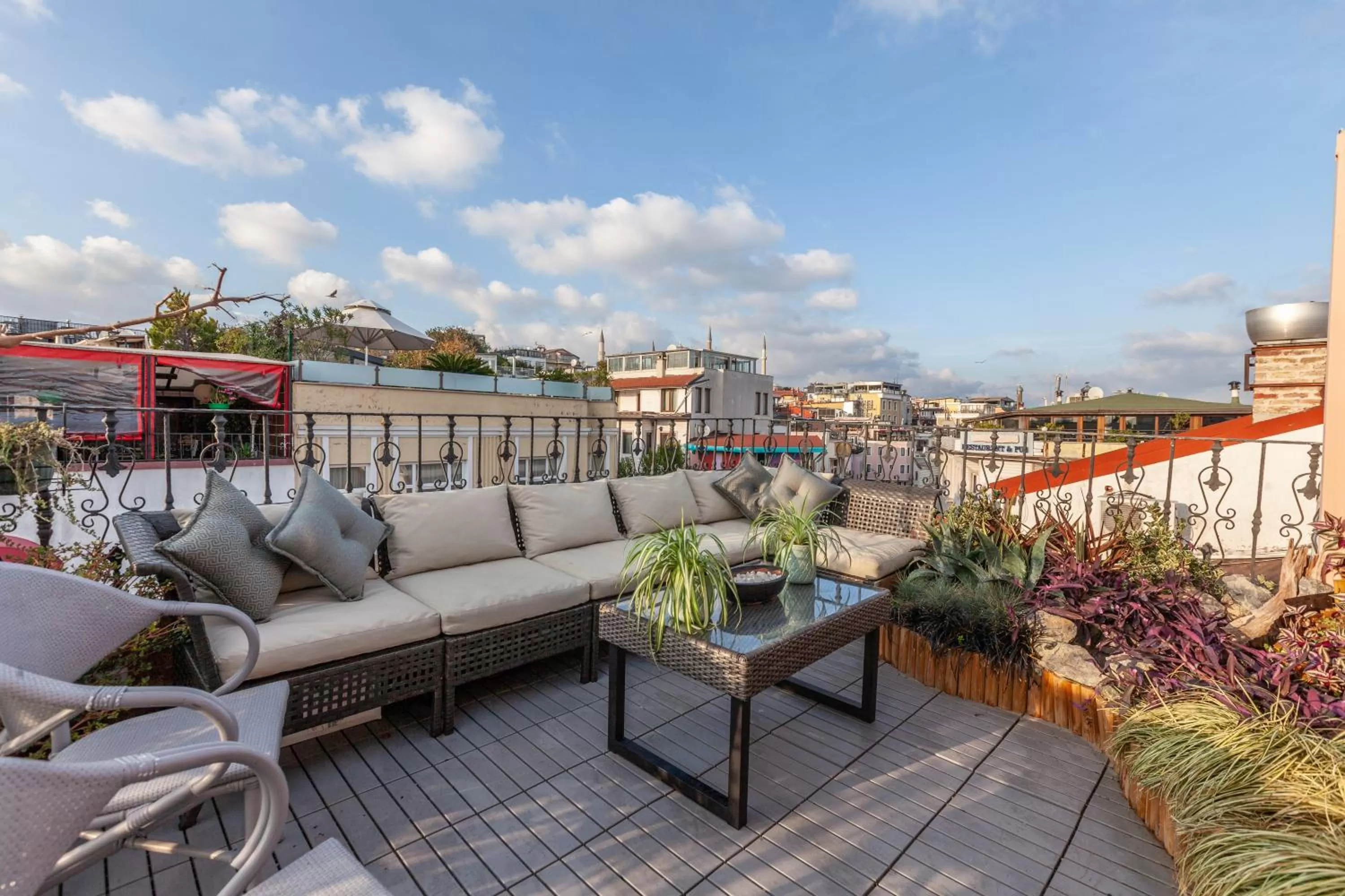 Balcony/Terrace in Romantic Hotel Istanbul
