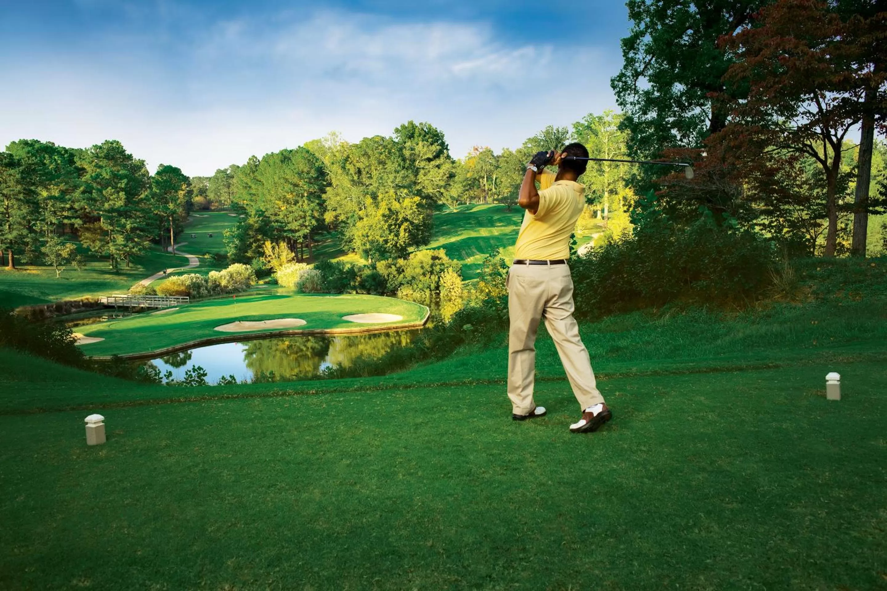 Golfcourse in Williamsburg Inn, an official Colonial Williamsburg Hotel