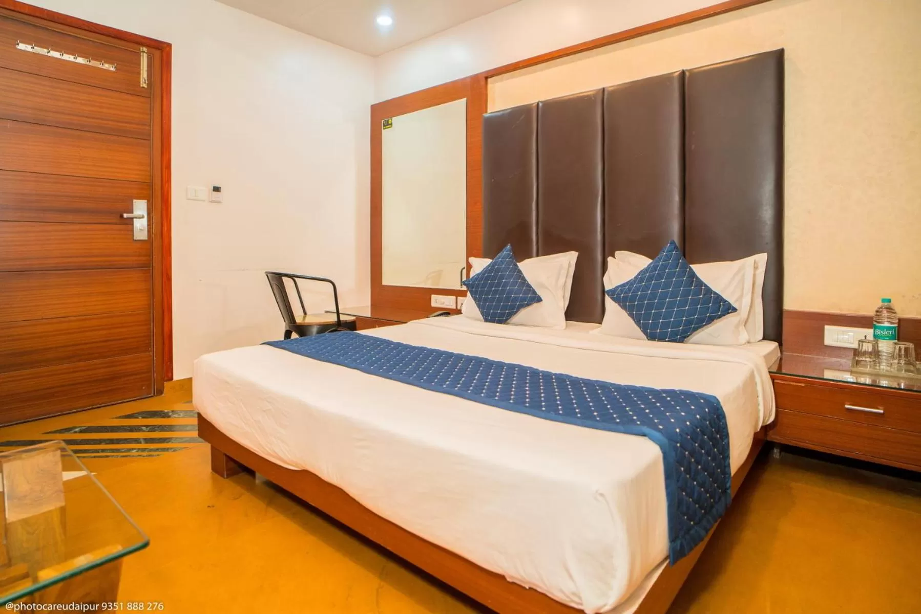 Bed in Uddhav Vilas A Family Hotel