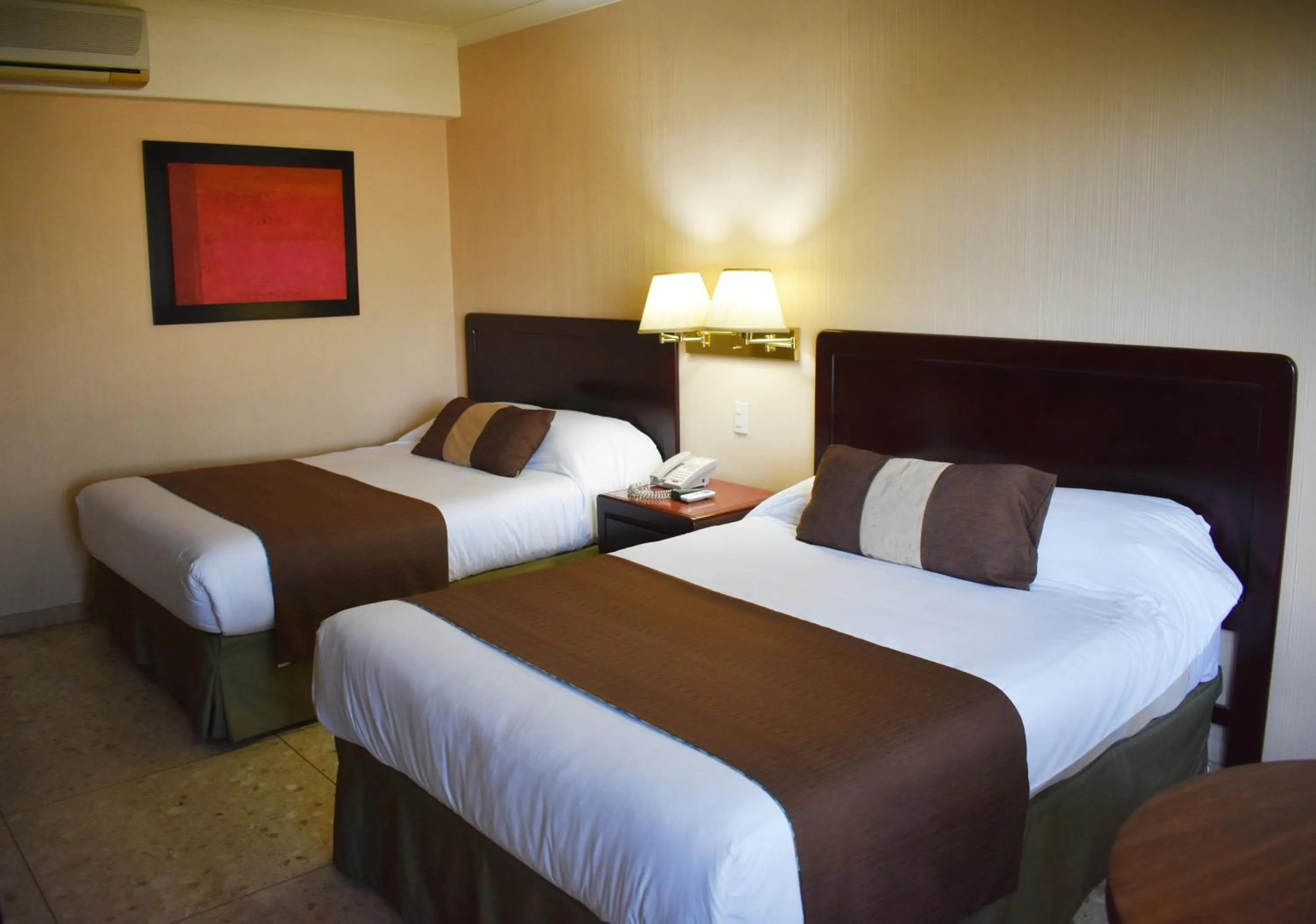 Balcony/Terrace, Bed in Hotel San Luis Lindavista