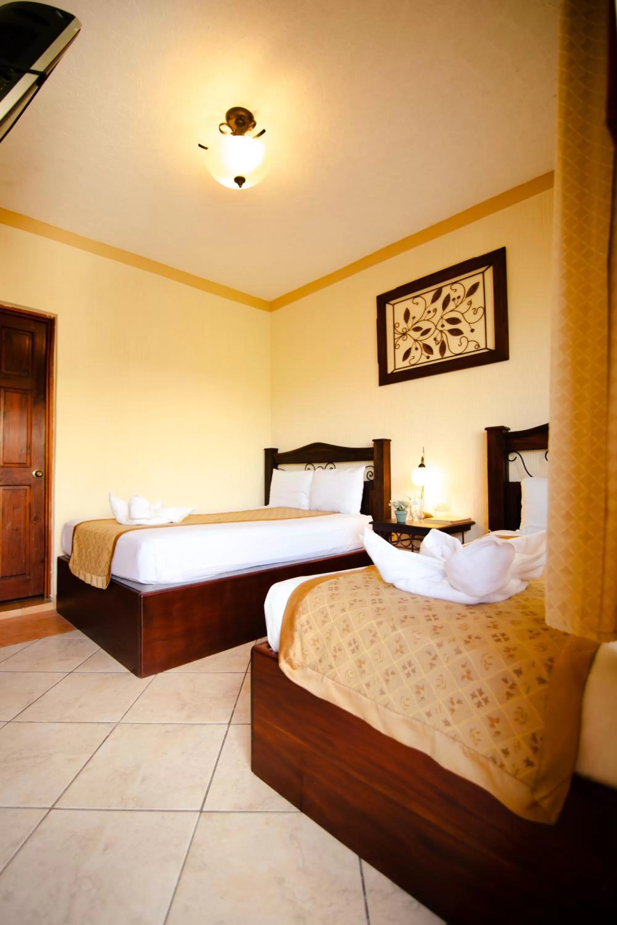 Bed in Hotel Quinta Maya