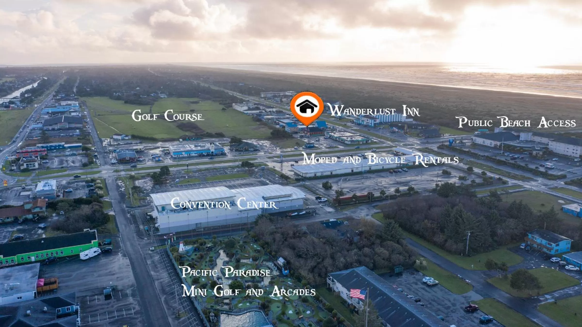 Bird's eye view in Wanderlust Inn