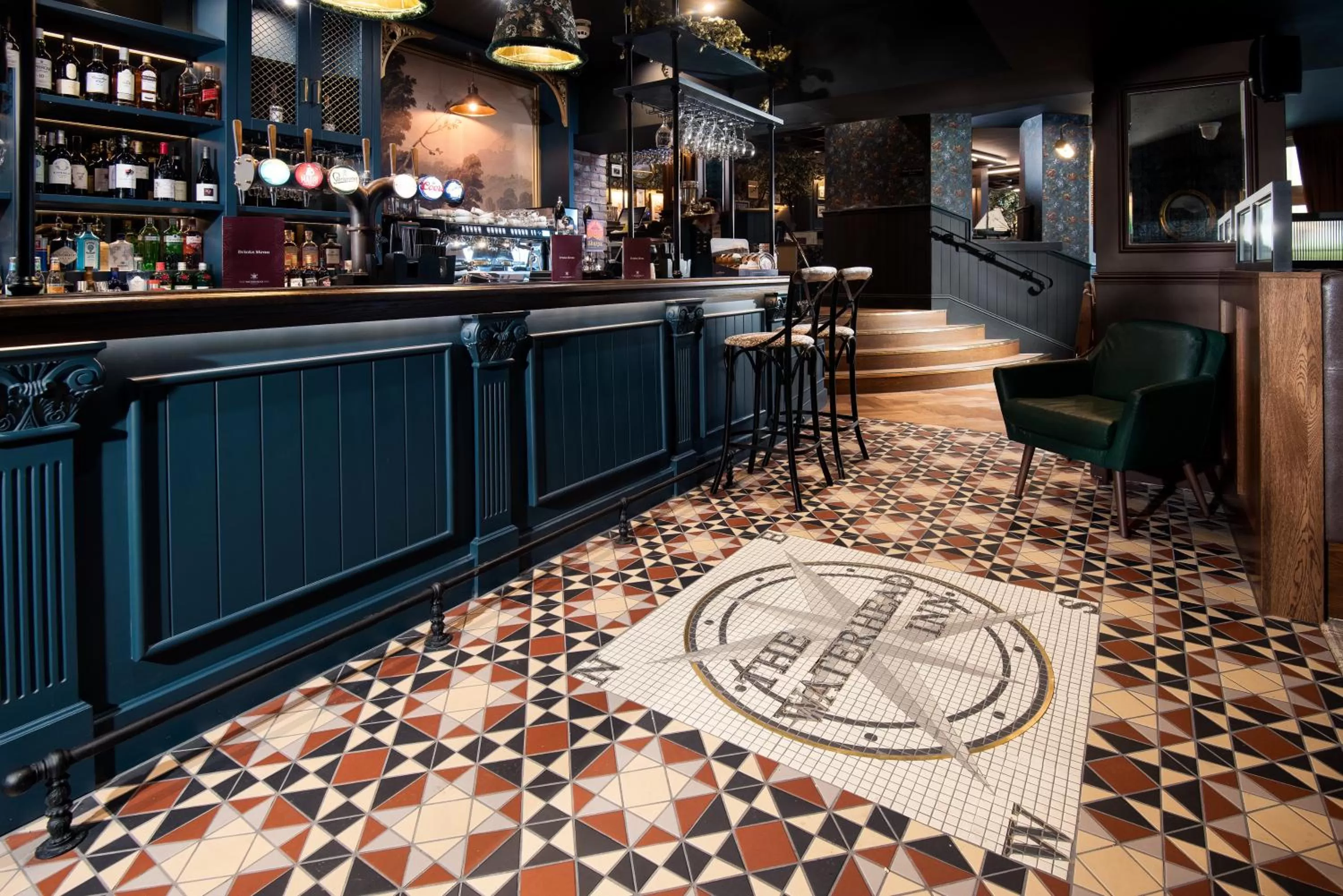 Lounge or bar in The Waterhead Inn- The Inn Collection Group