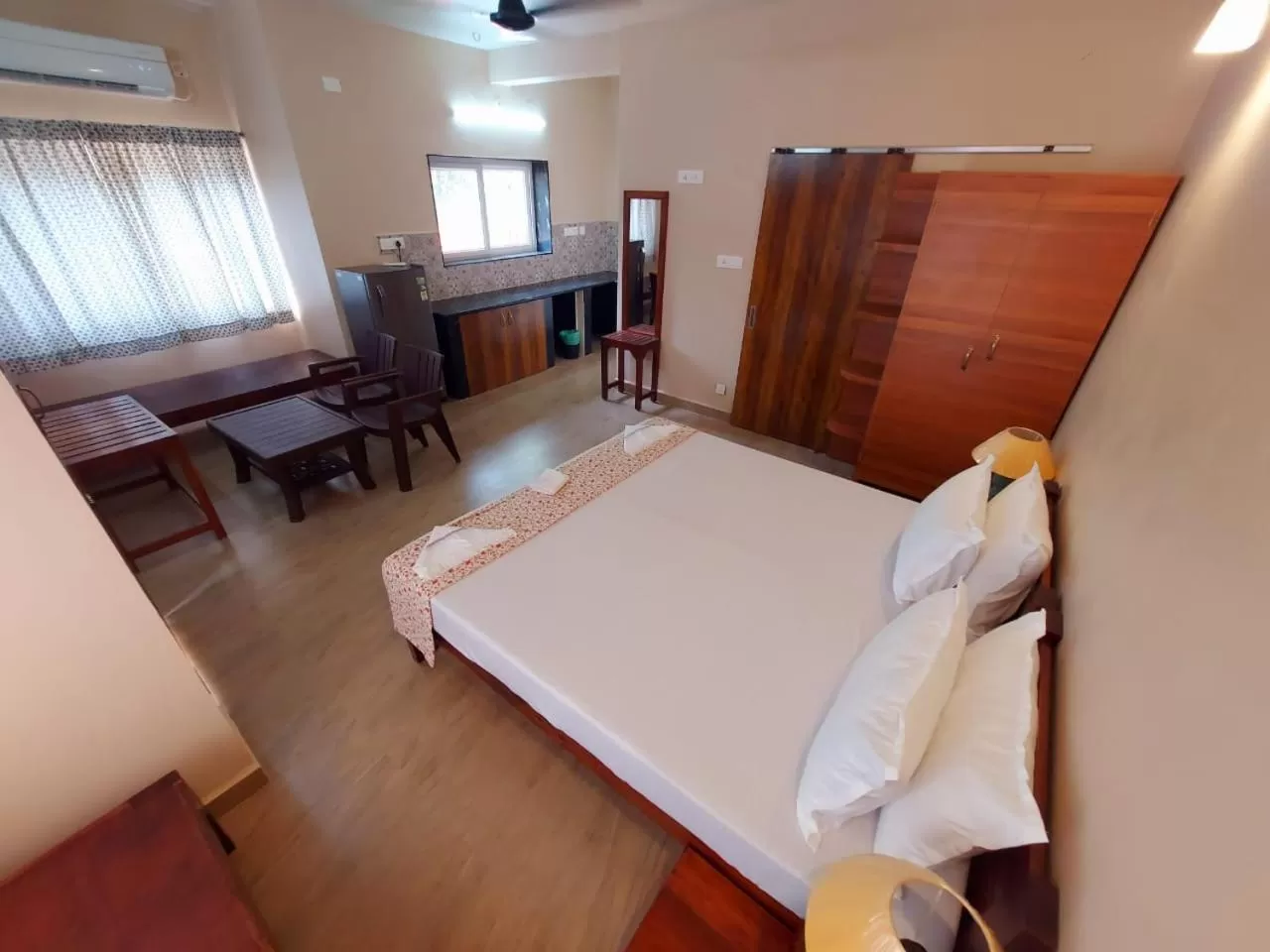 Bed in OmBodhi Retreat