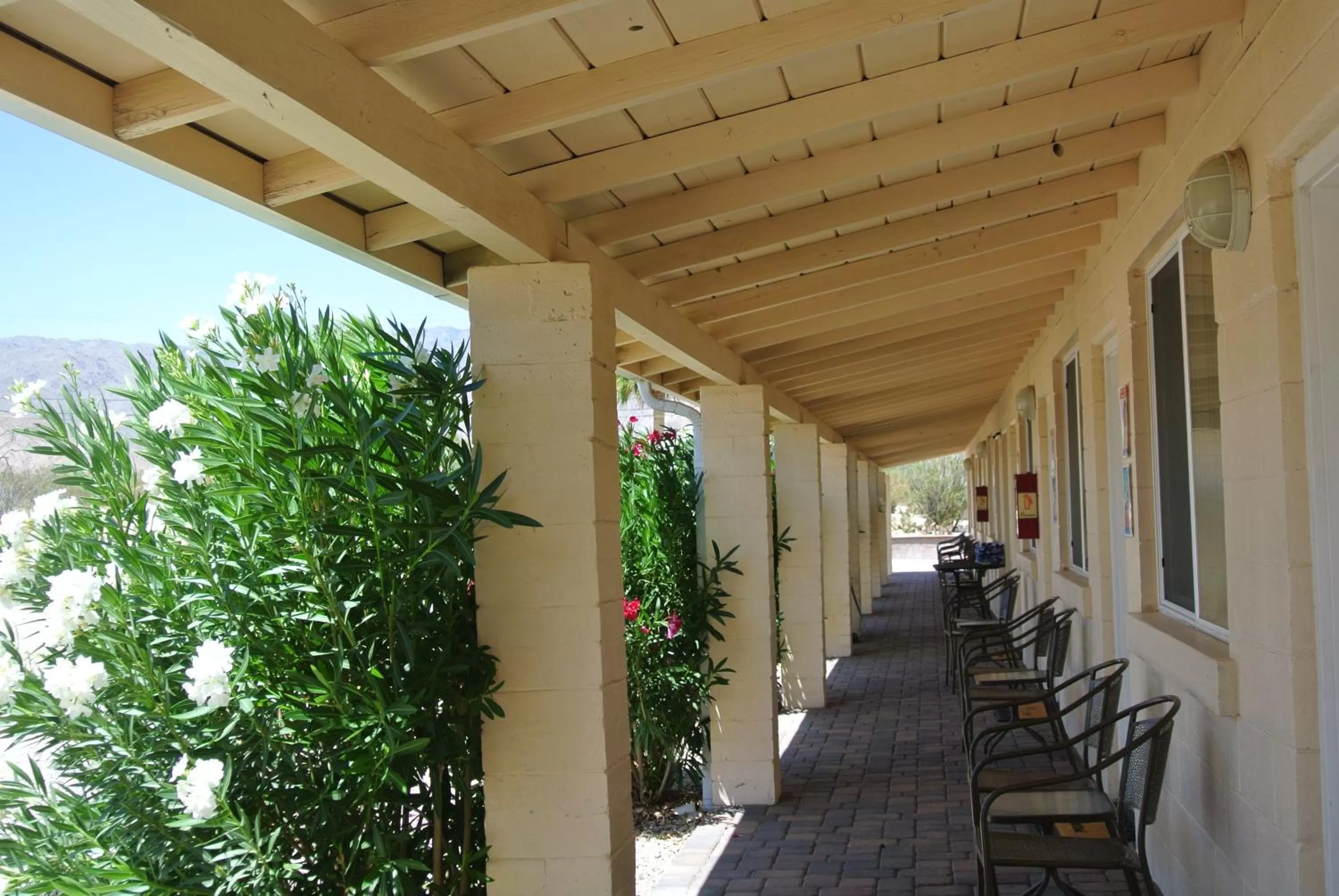 Facade/entrance in Borrego Springs Motel