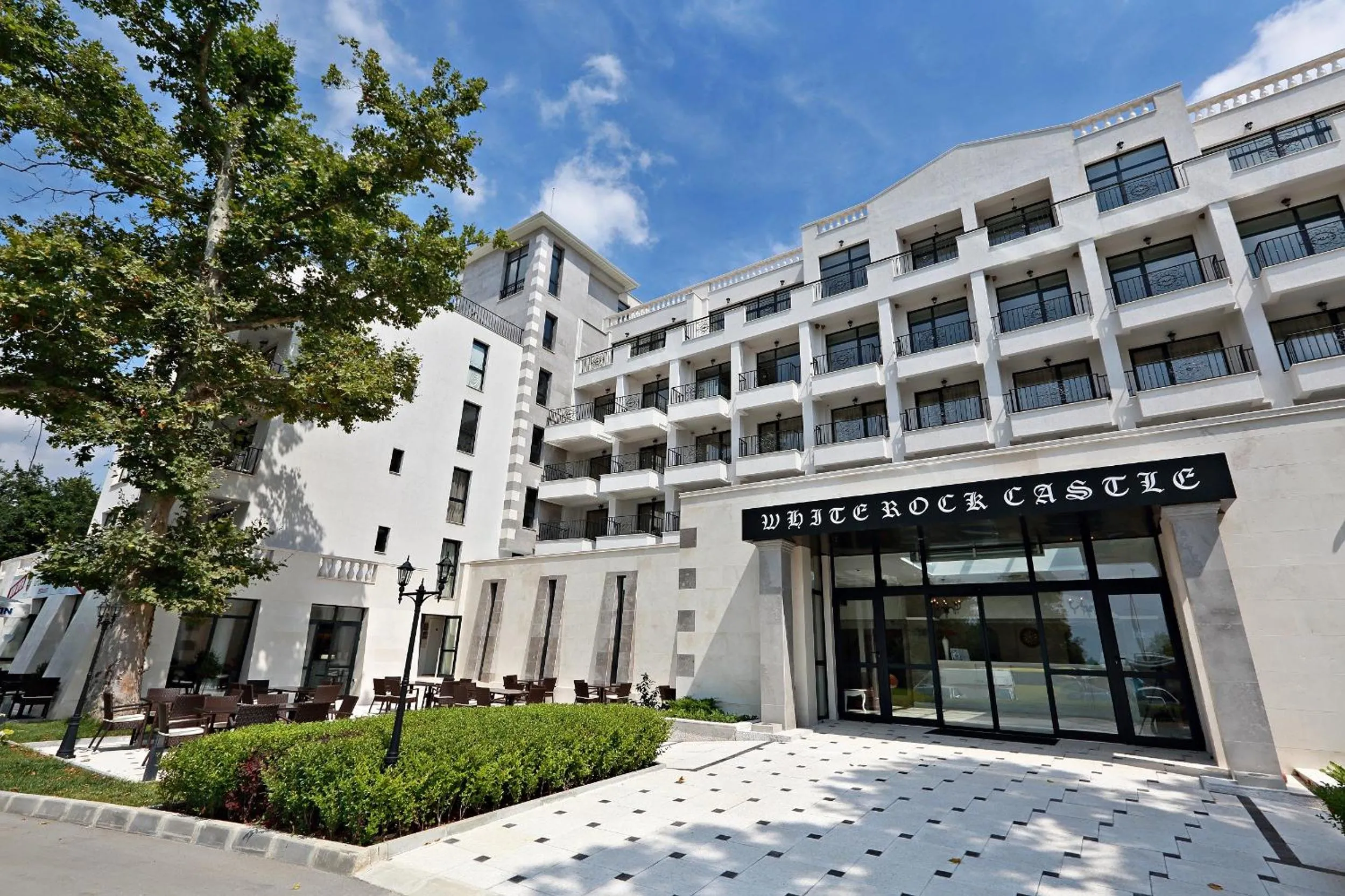 Property building in White Rock Castle Suite Hotel & SPA
