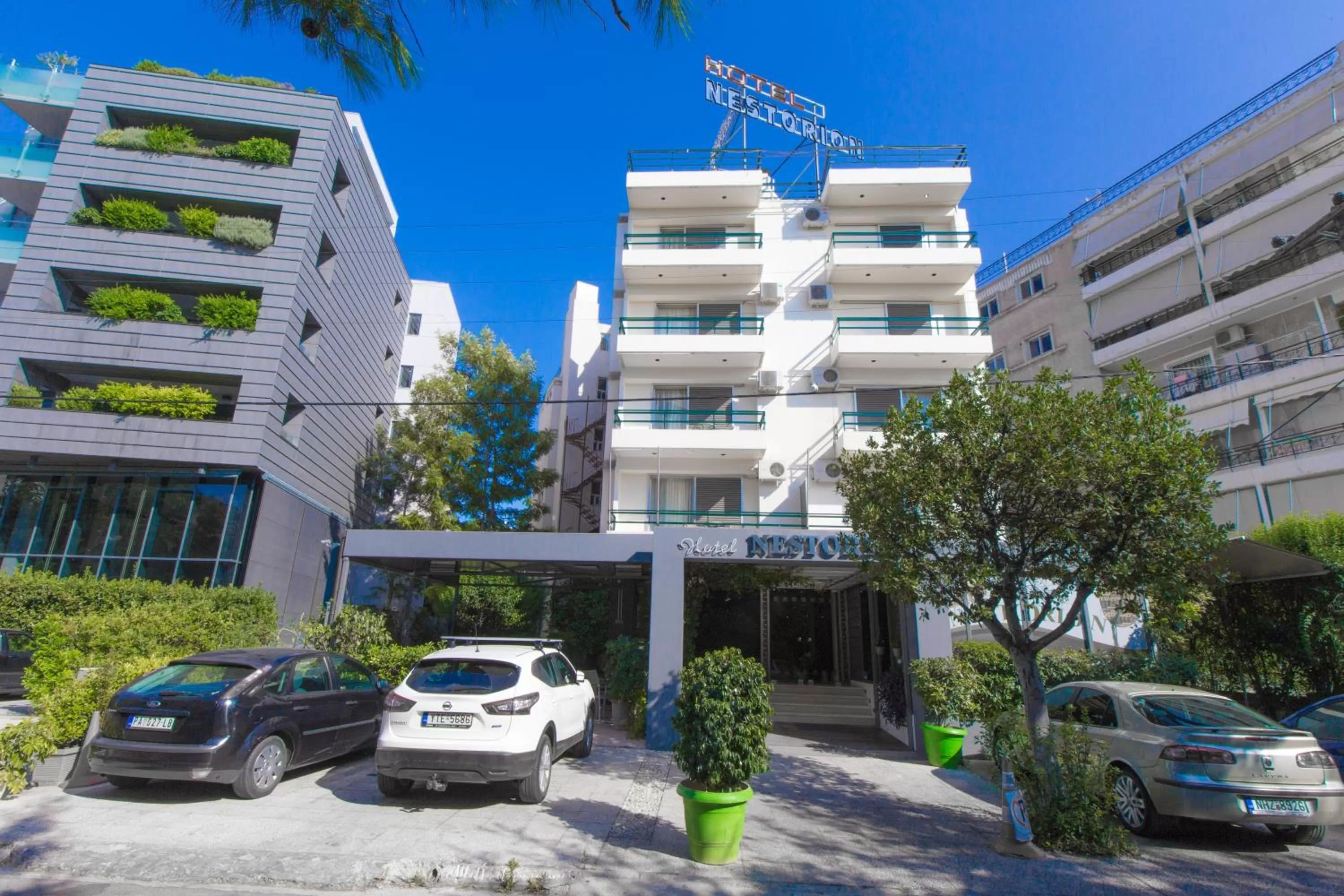 Facade/entrance in Nestorion Hotel