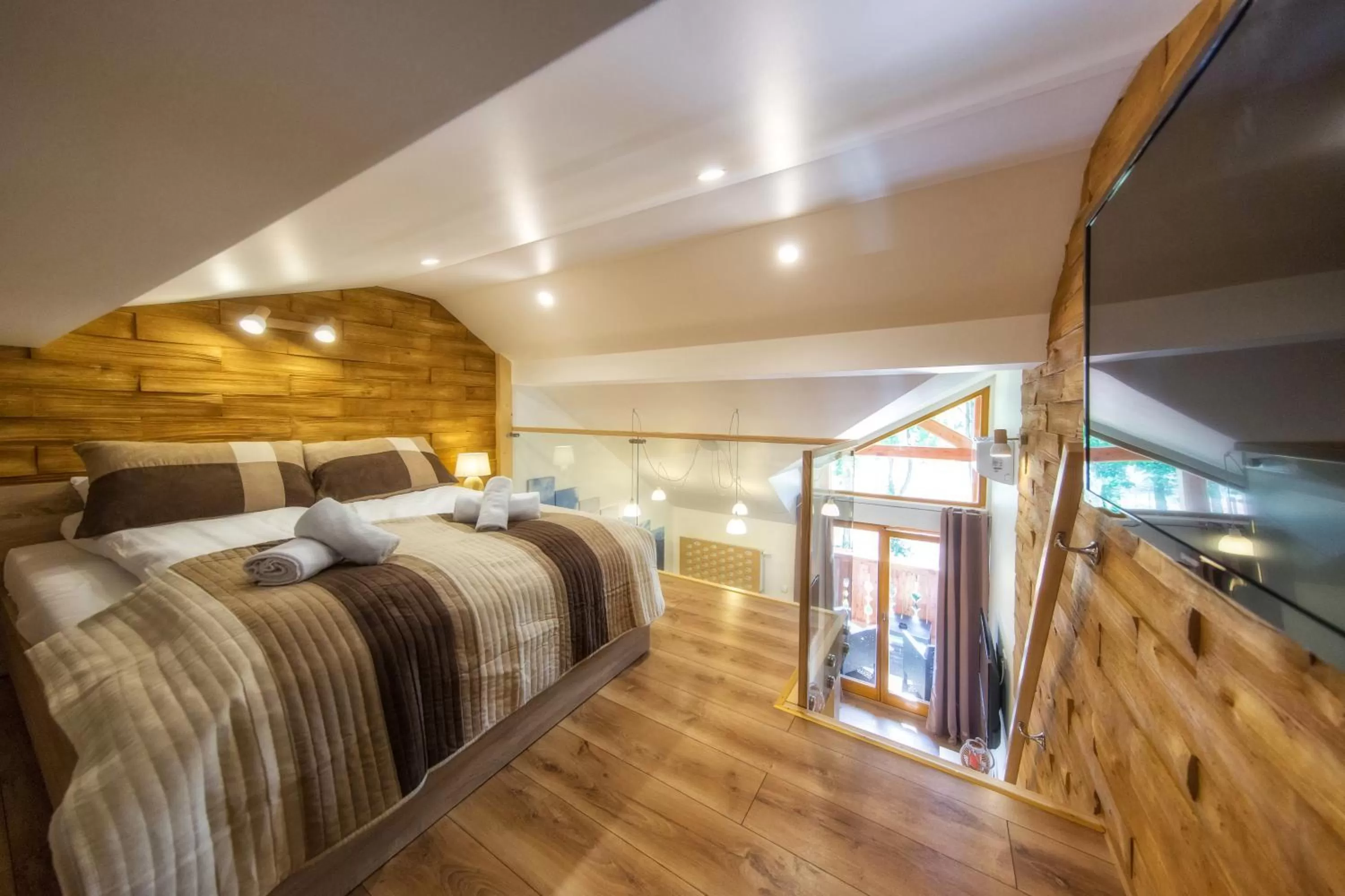 Bed in Aparthotel Giewont