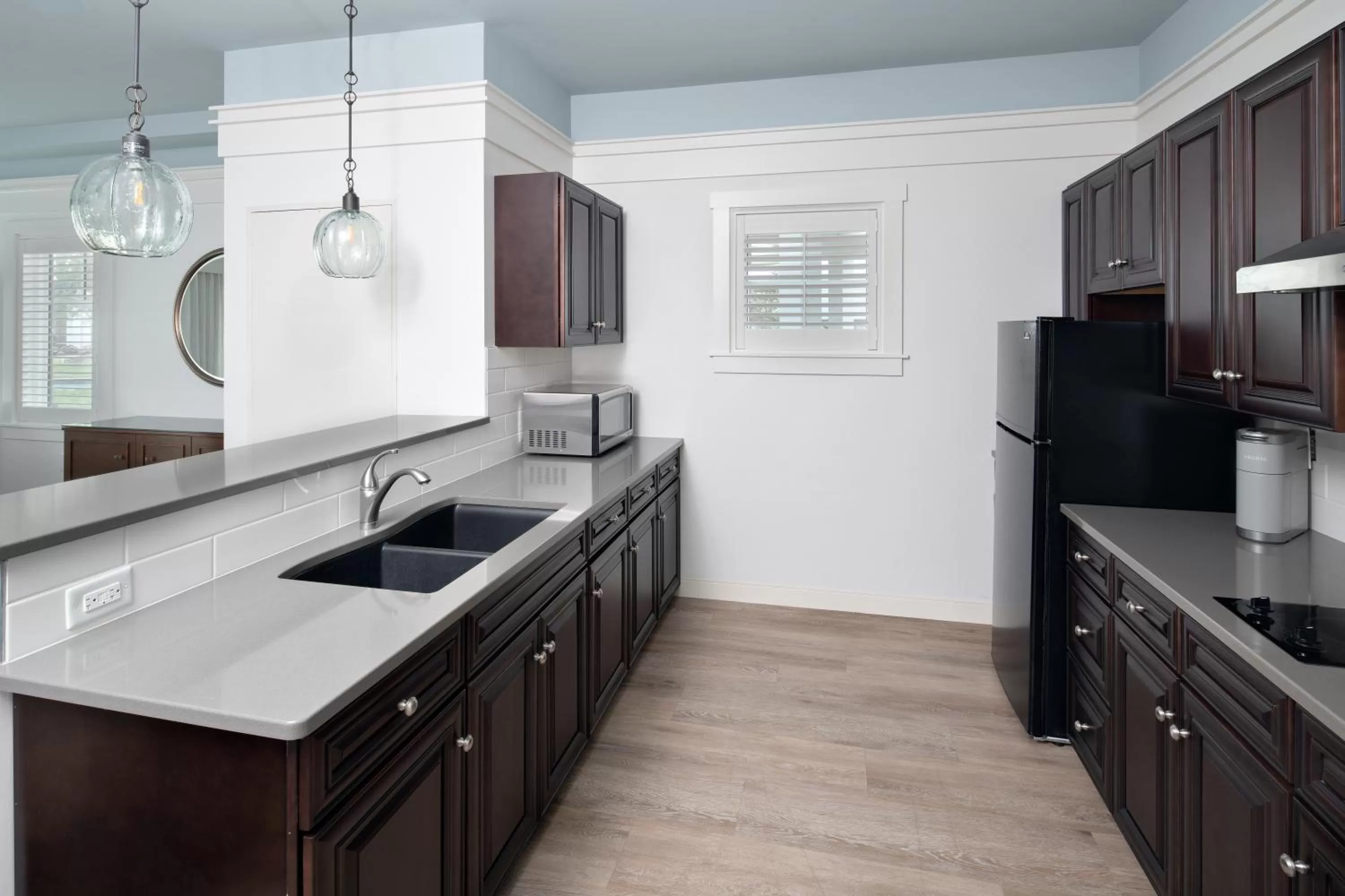 Kitchen or kitchenette in Beaufort Hotel