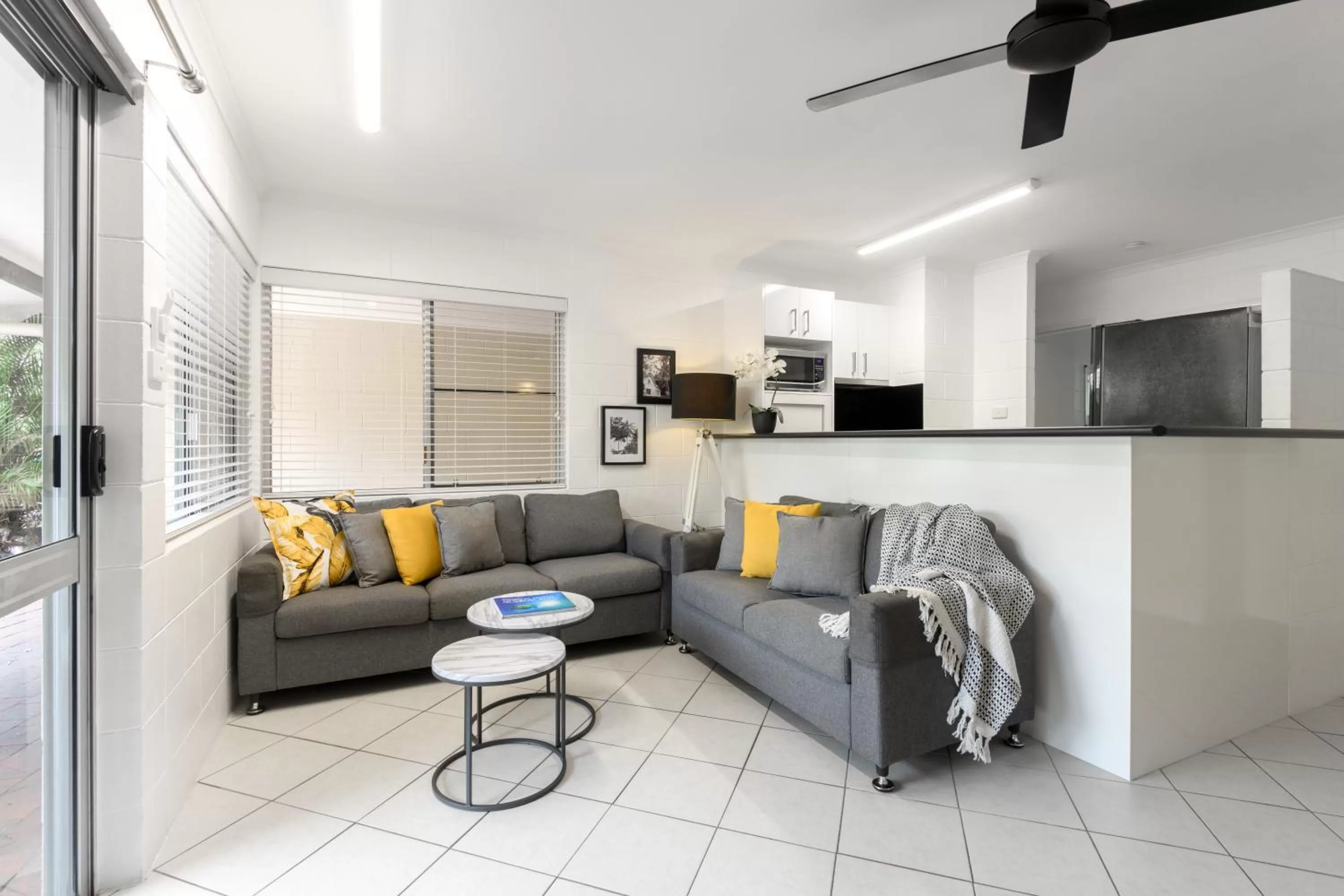 Living room in Lychee Tree Holiday Apartments