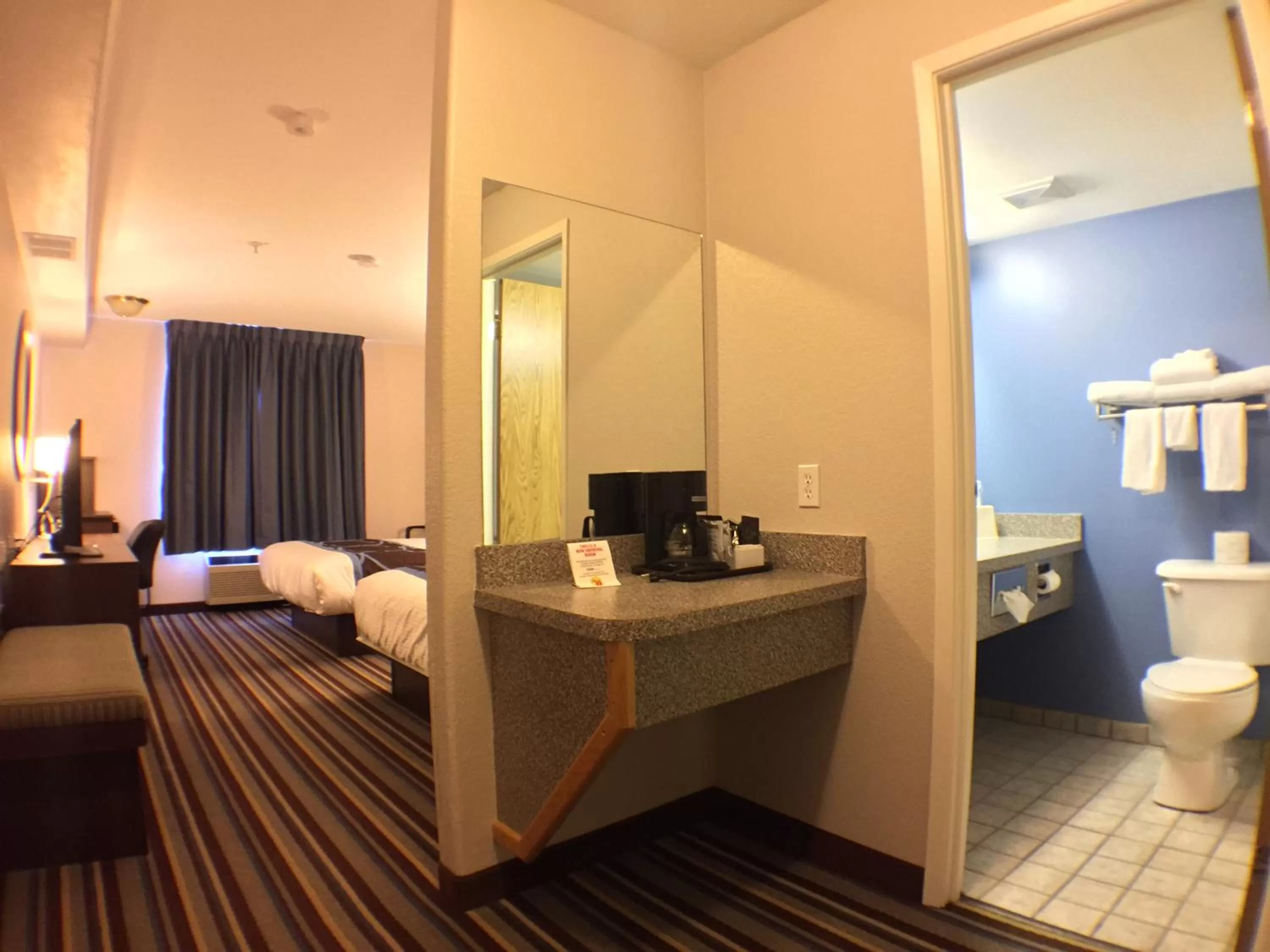 Bed in Super 8 by Wyndham Fort Frances