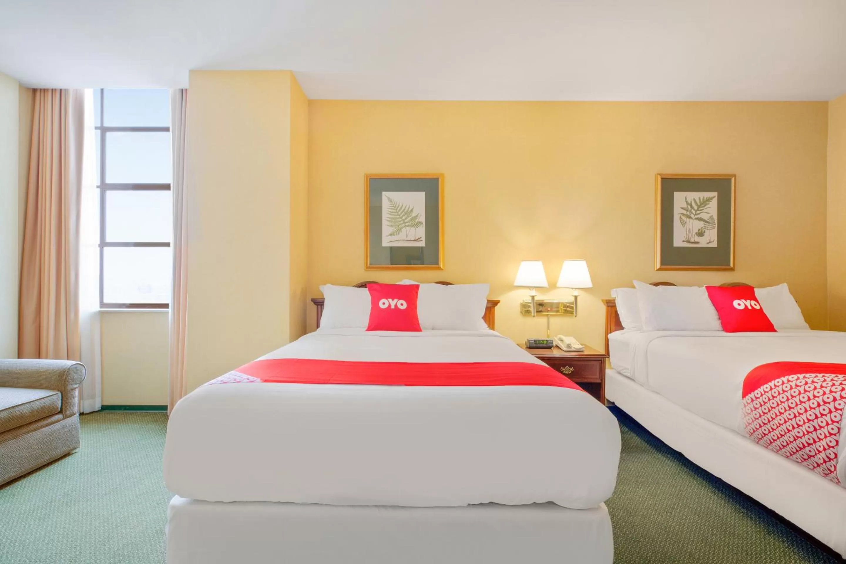 Bedroom, Bed in OYO Hotel St Louis Downtown City Center MO