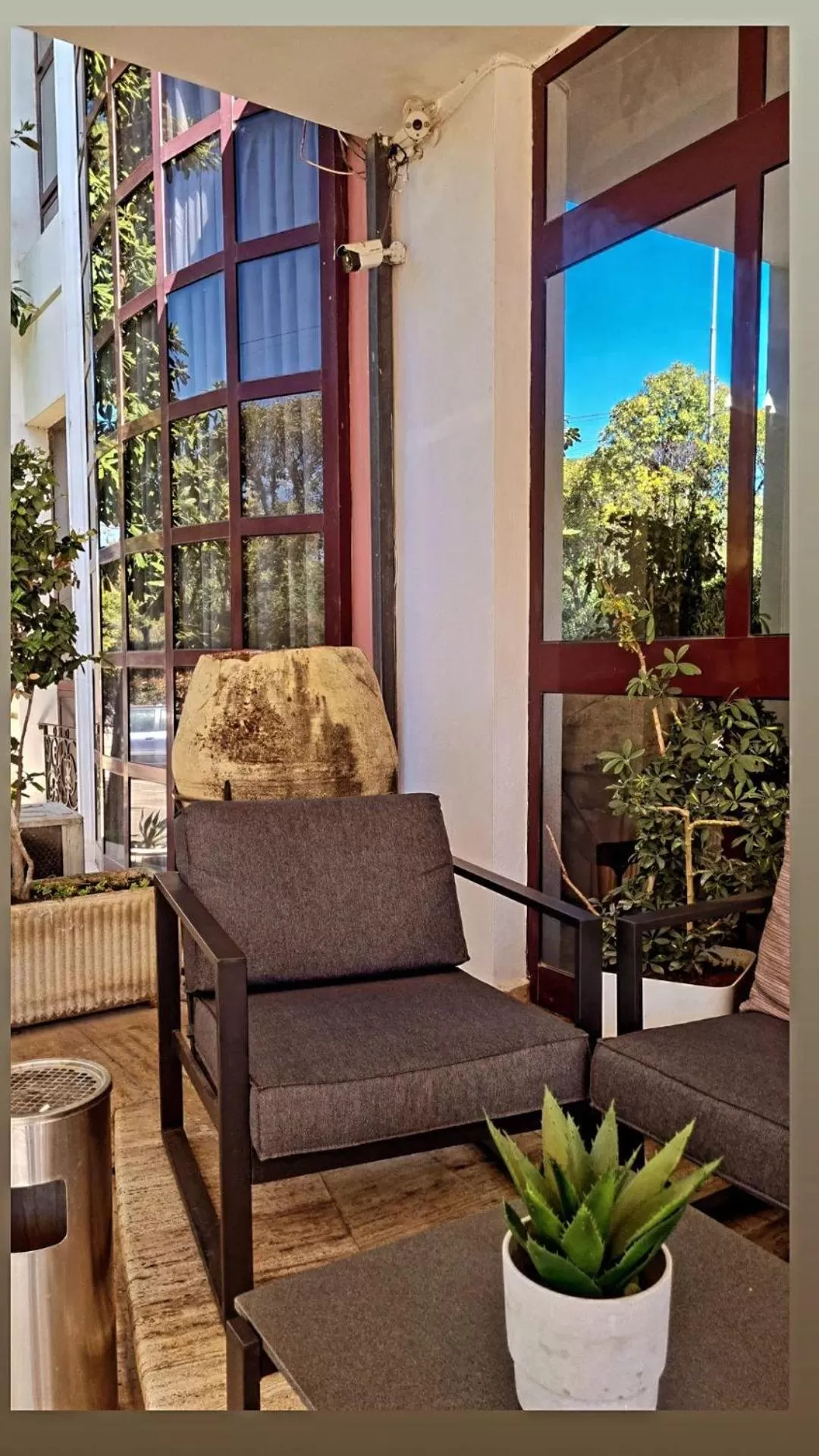 Seating area in Univers Resort