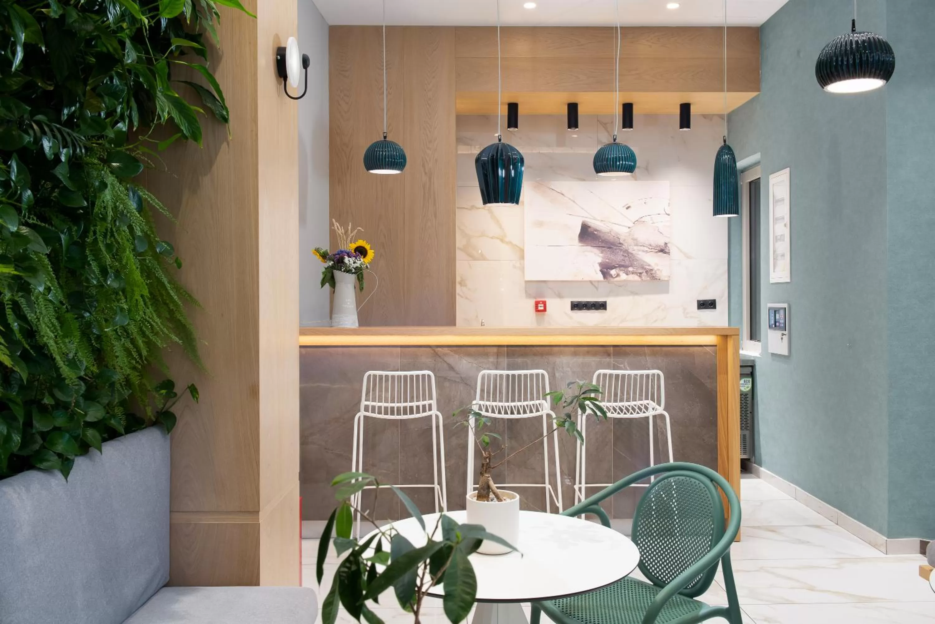 Lobby or reception in Enattica Suites