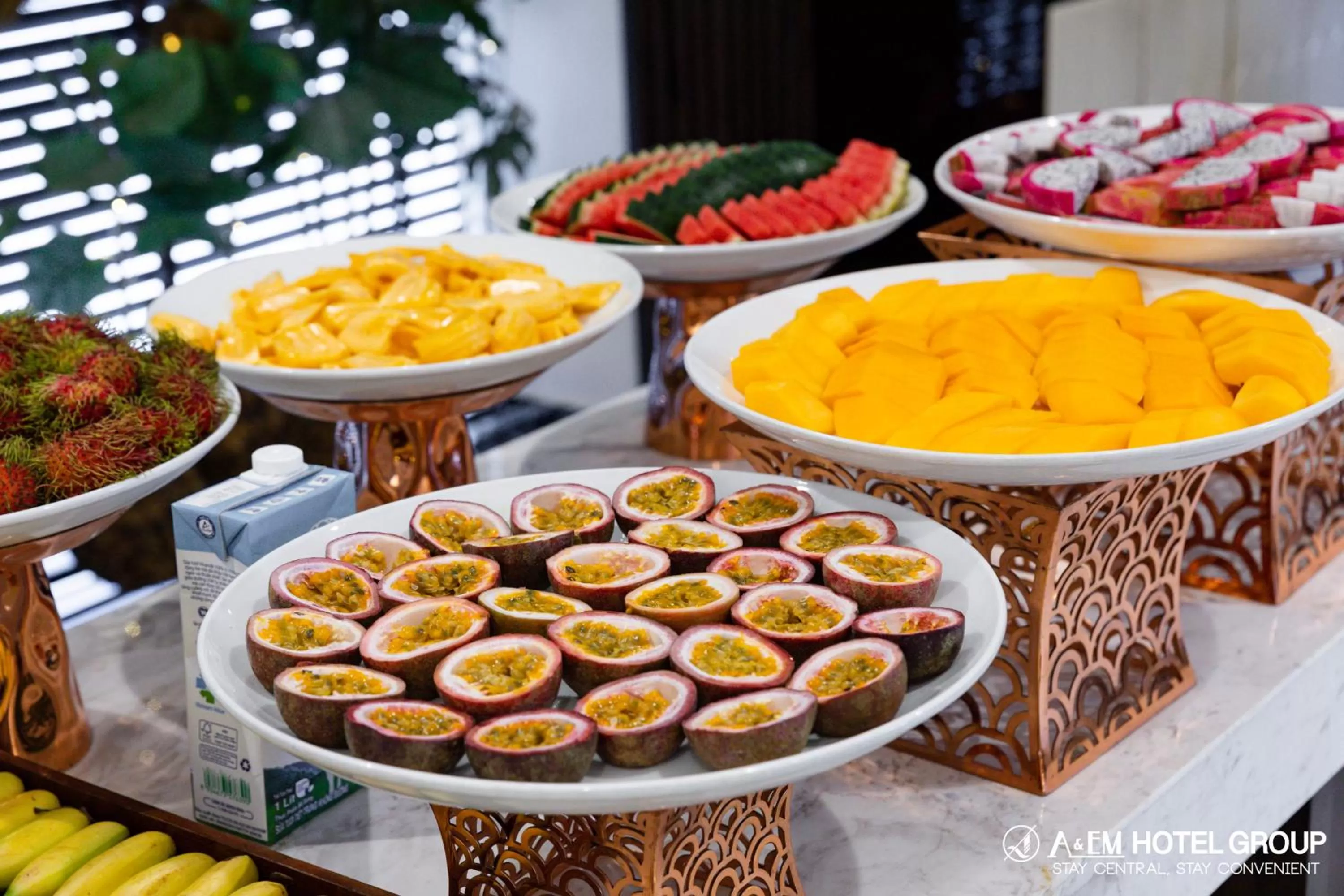 Breakfast, Food in A&EM Saigon Hotel