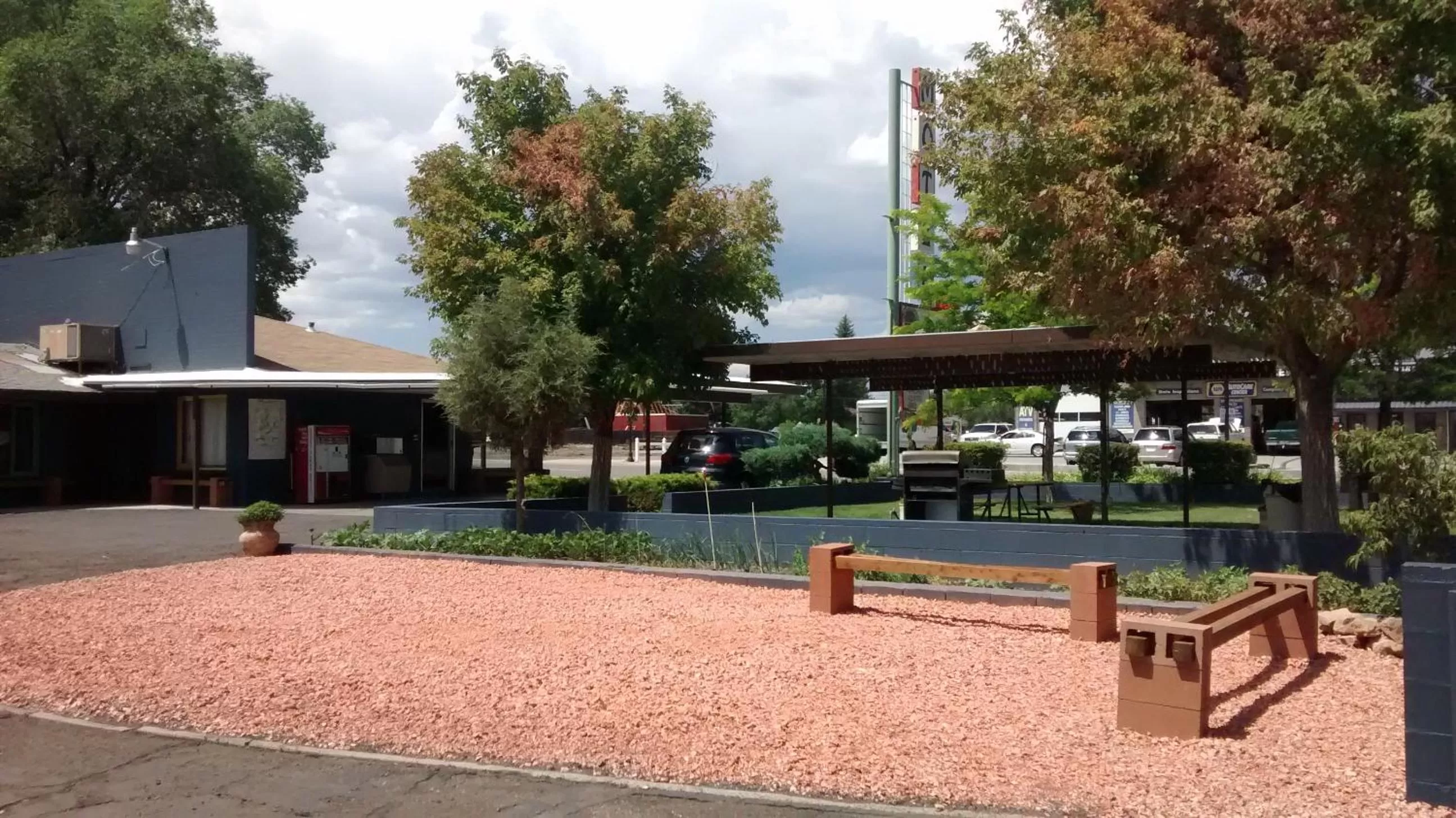 Balcony/Terrace in Adobe Sands Motel
