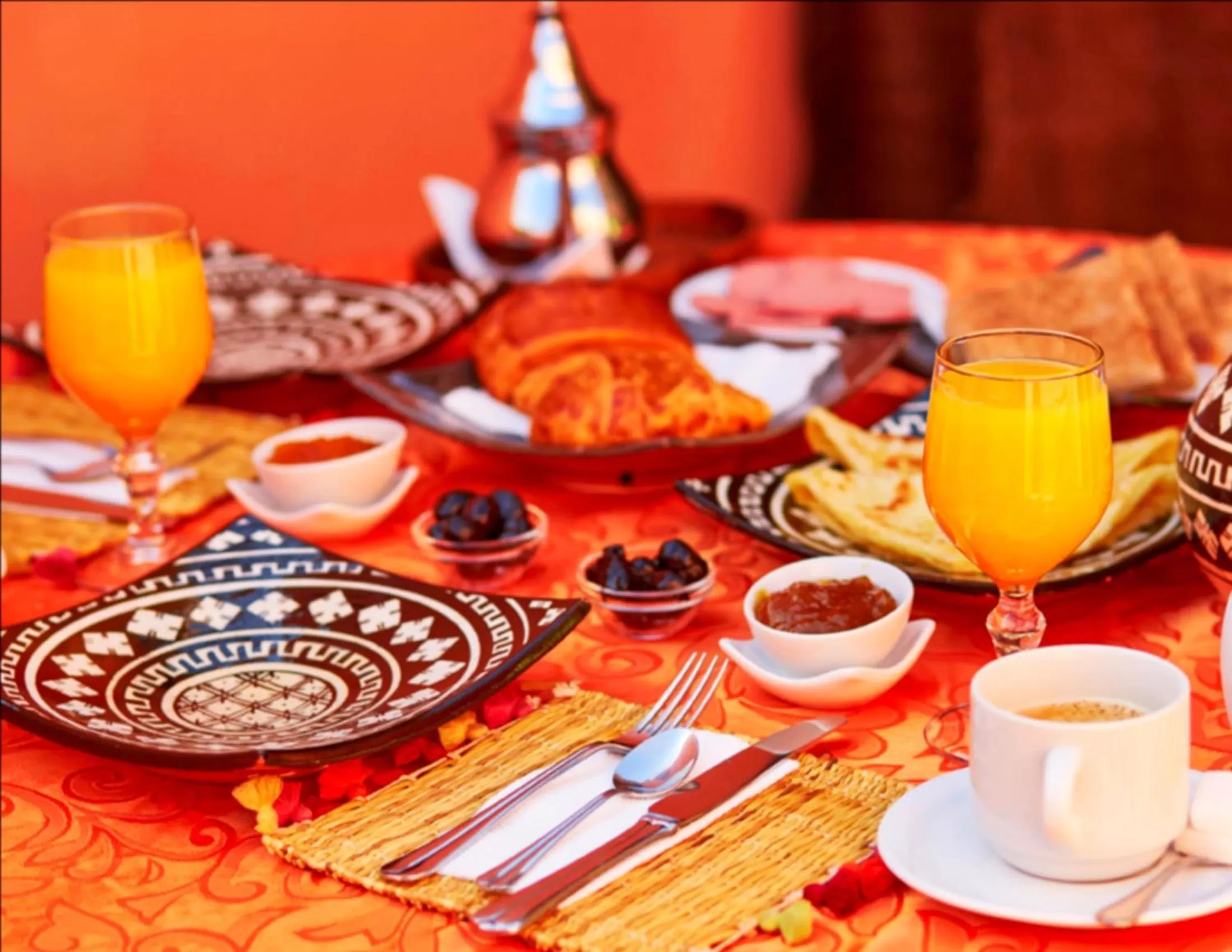 English/Irish breakfast in Hotel Restaurant La Kasbah