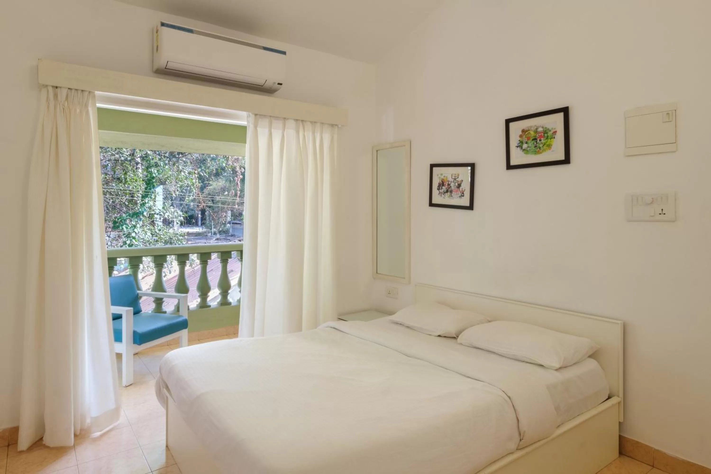 Bed in Casa Legend Economy, Calangute Goa