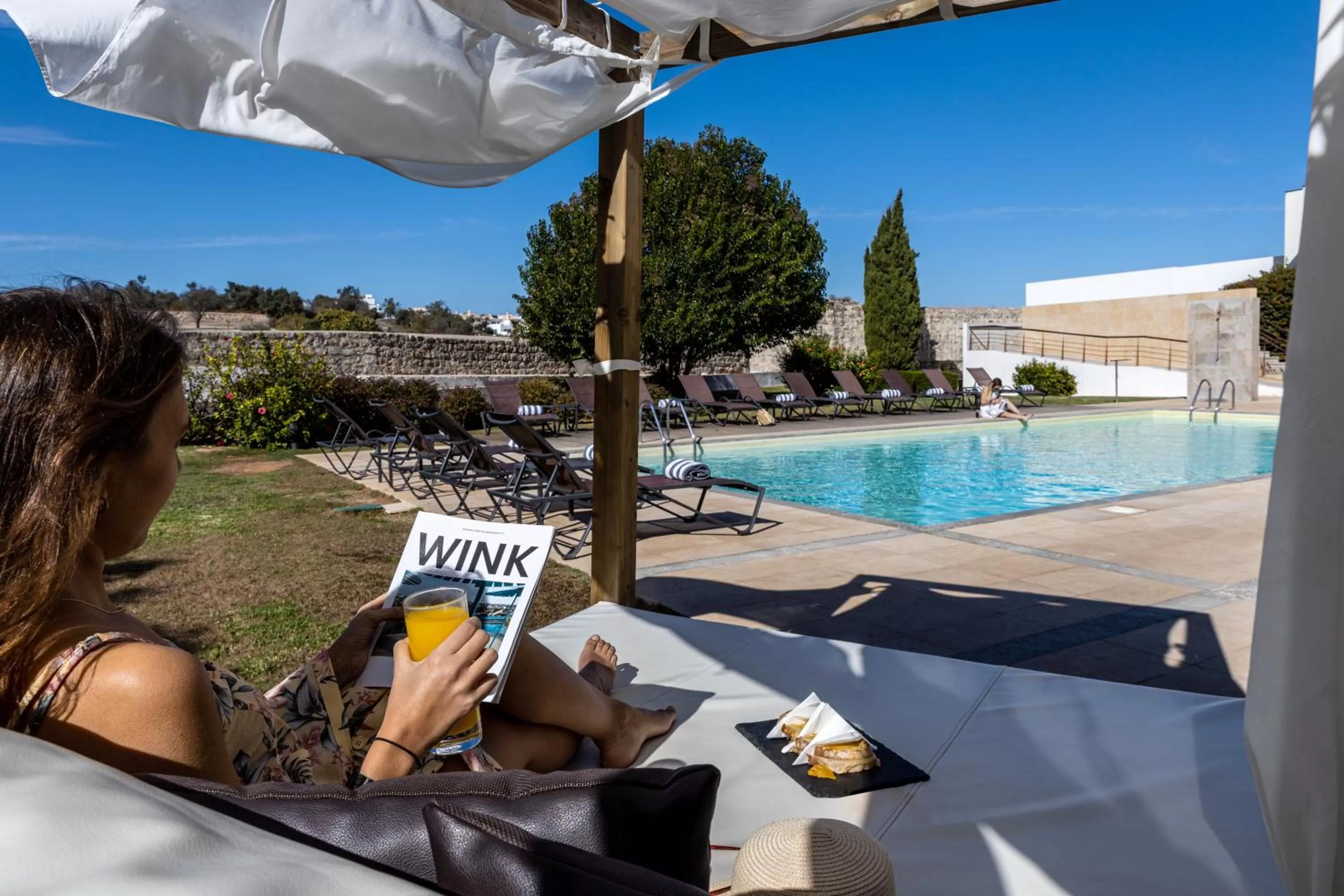 Swimming pool in Pousada Convento de Tavira