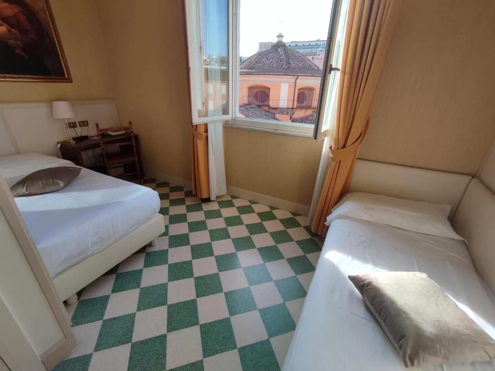 Bed in Basilica Hotel