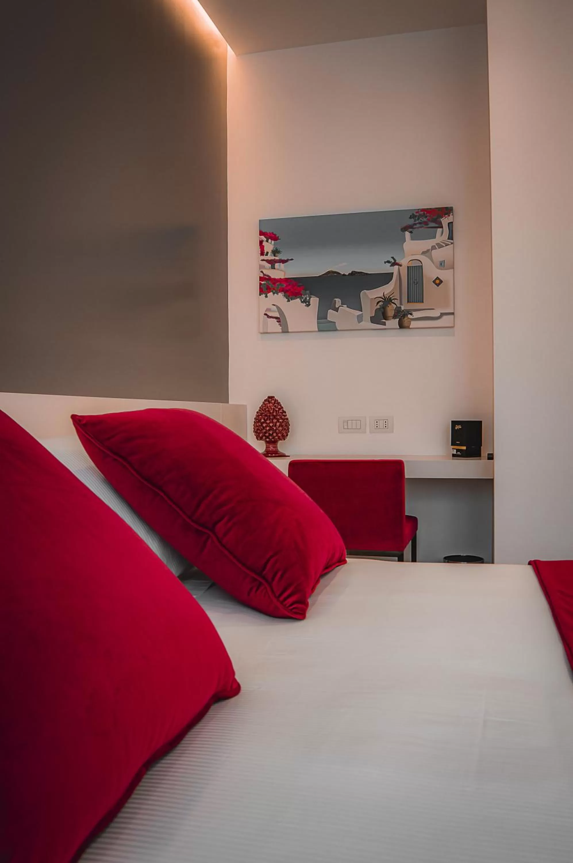 Seating area, Bed in FuoriSquadra