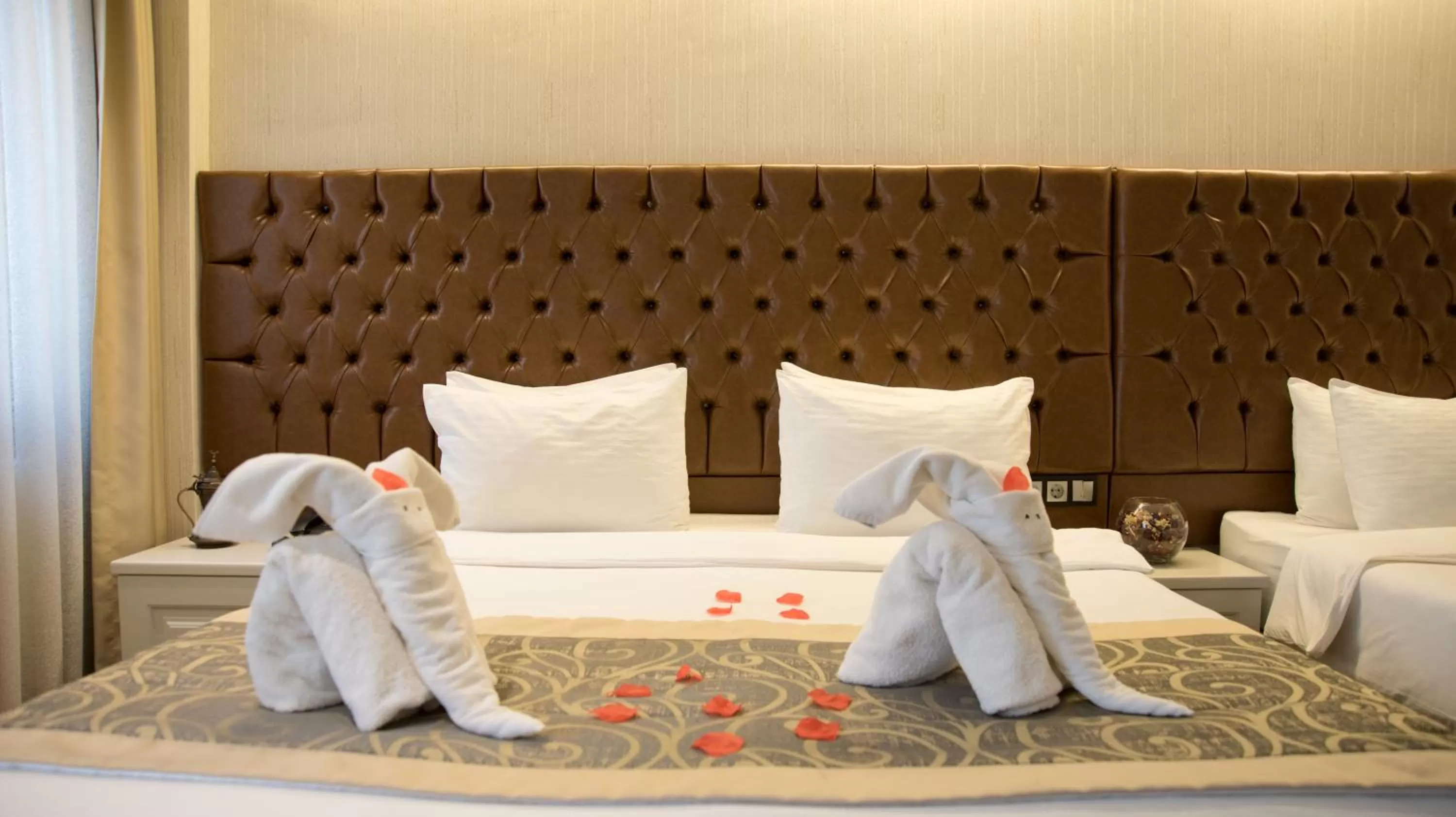 Bed in Pruva Hotel