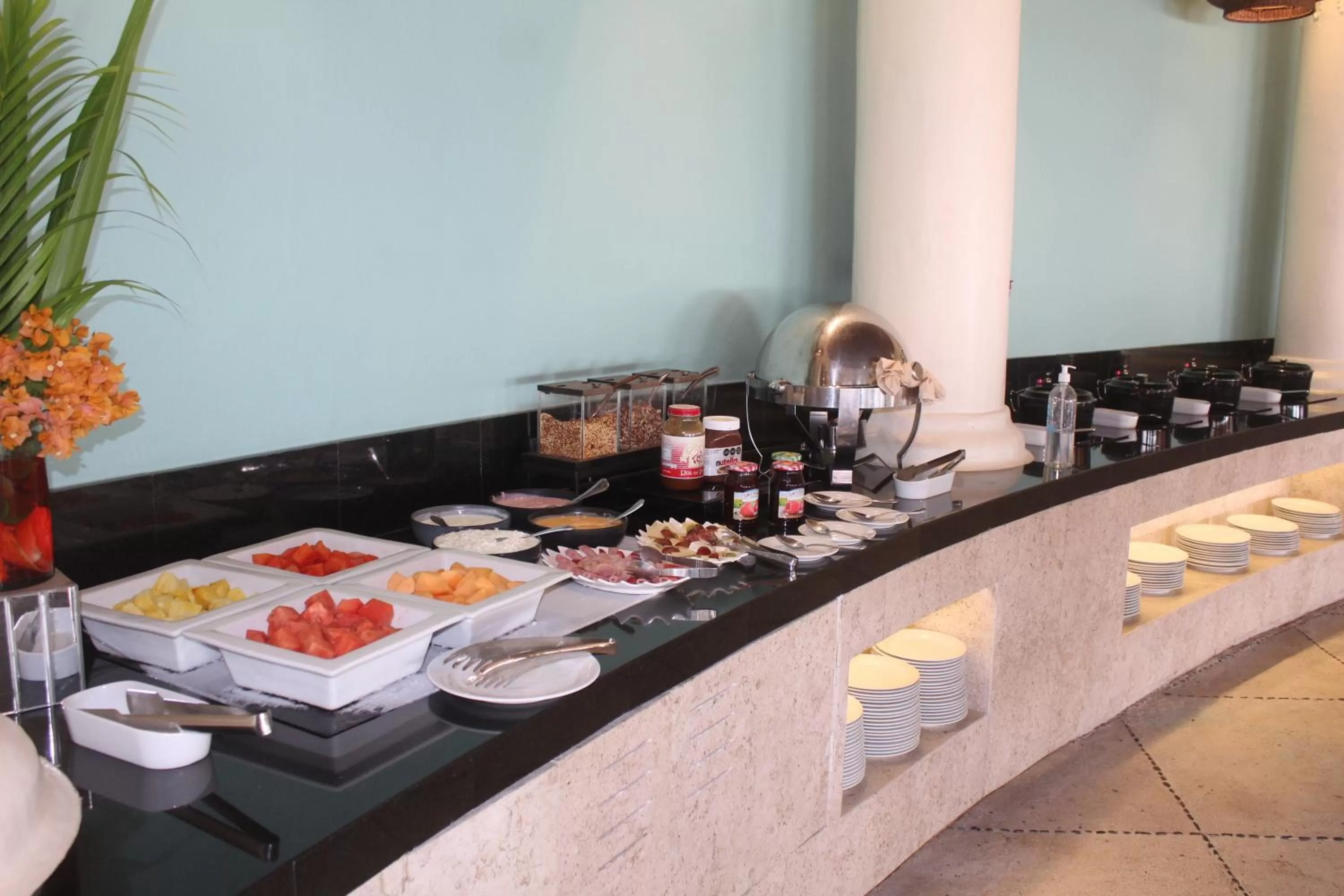 Buffet breakfast in Quinta Real Acapulco