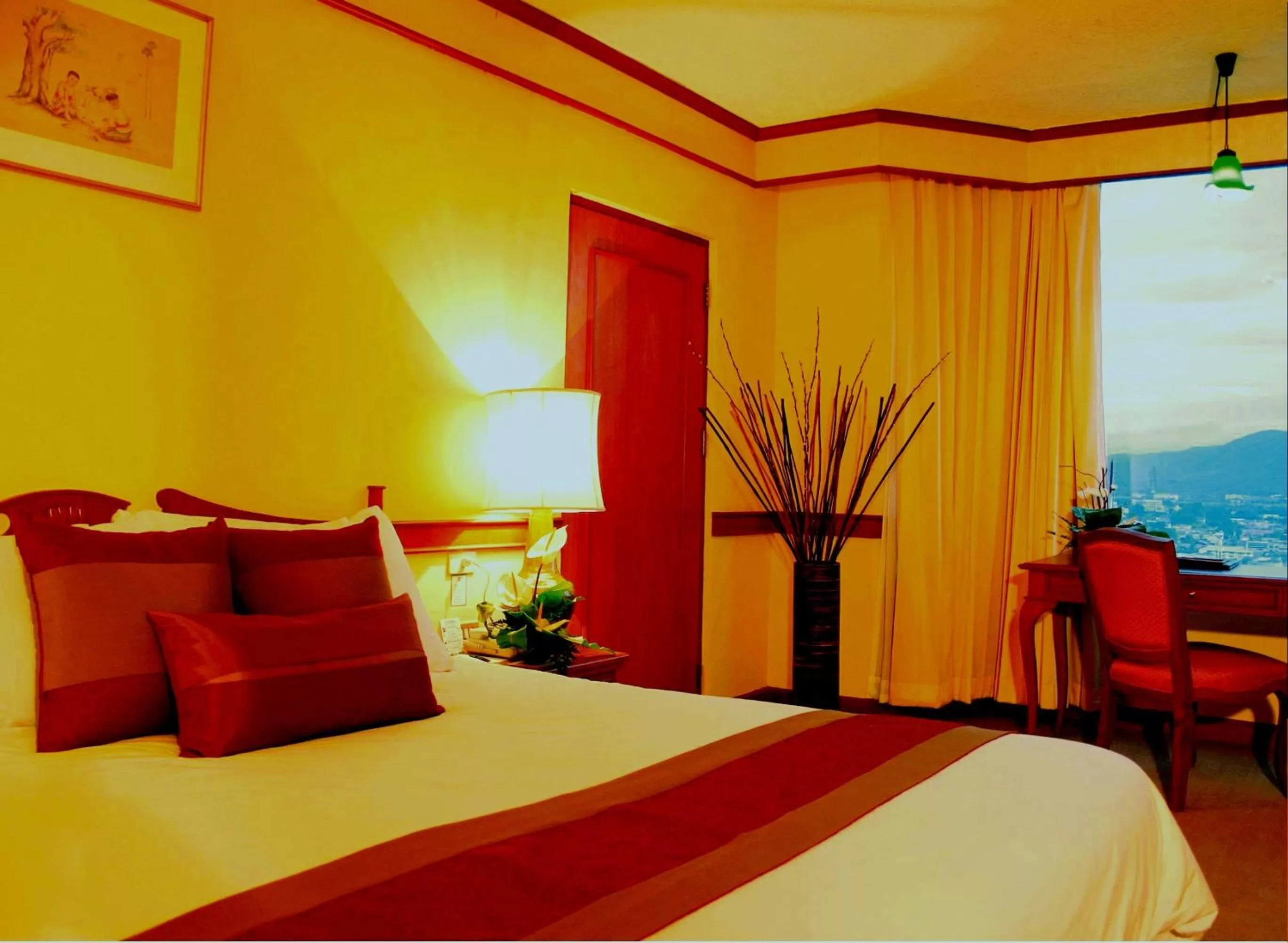 Bed in Hotel Claresta