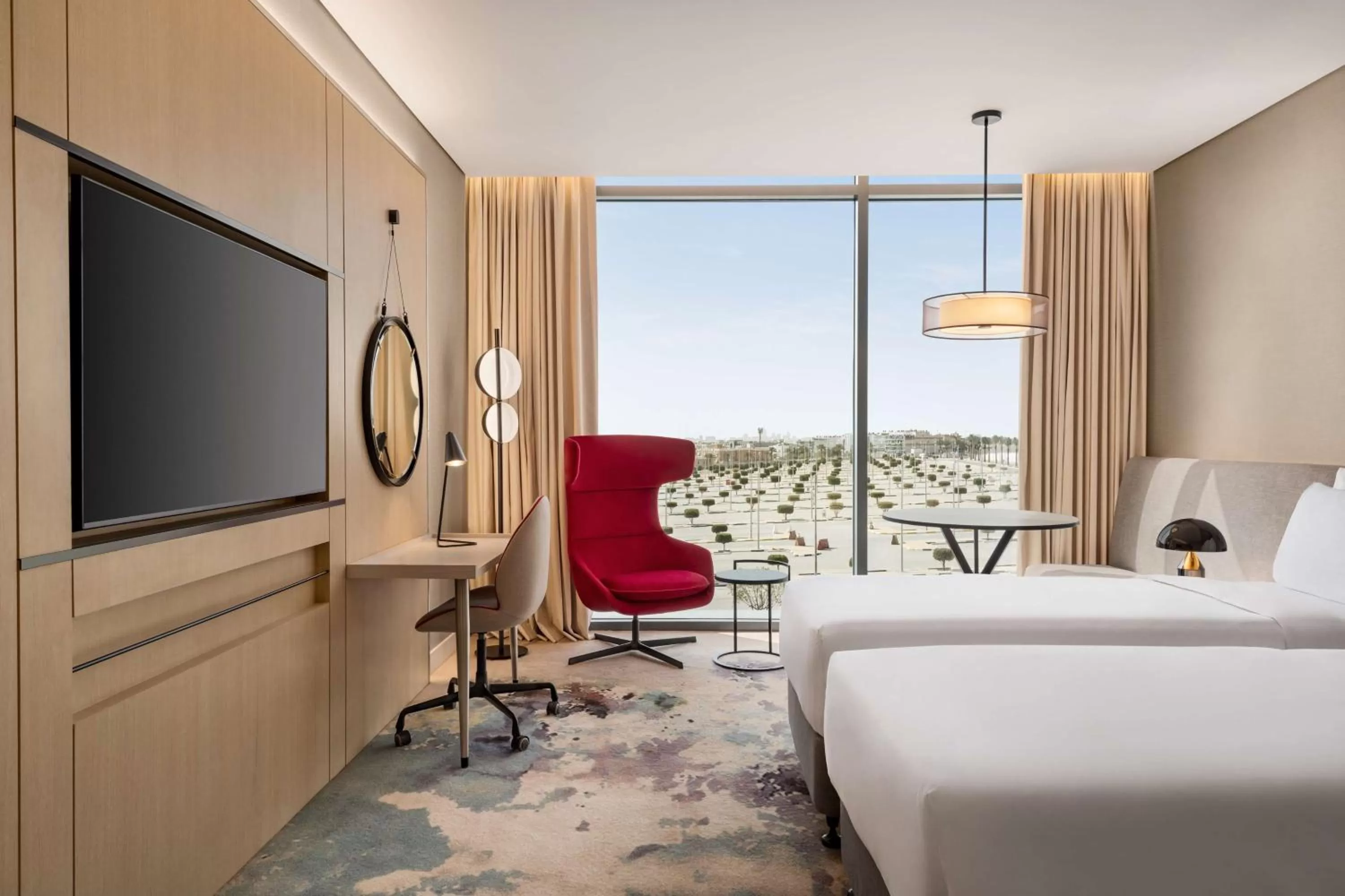 Bedroom, Bed in Radisson Blu Hotel Riyadh Convention and Exhibition Center