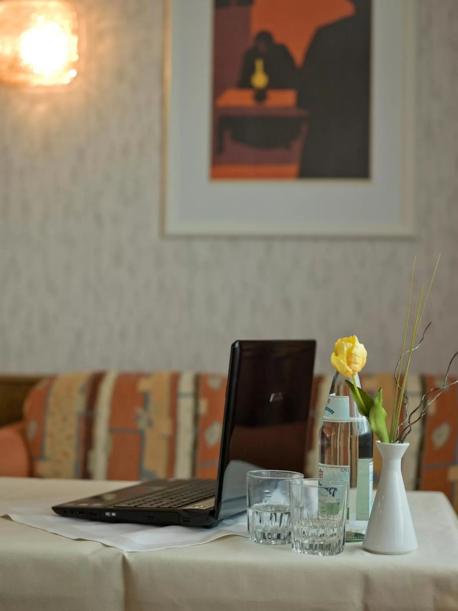 Decorative detail in Hotel Pension Fent