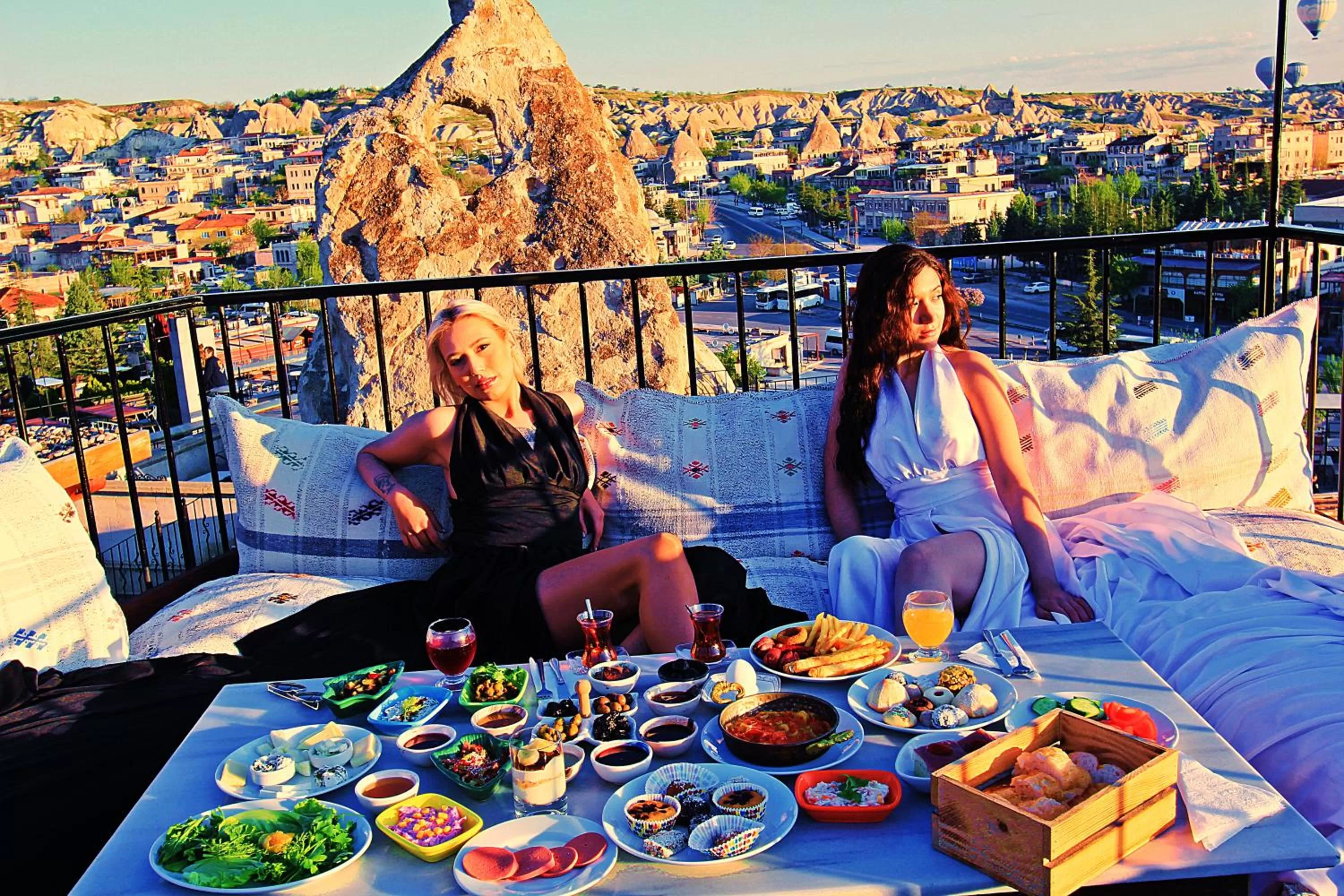 Patio in Bedrock Cave Hotel