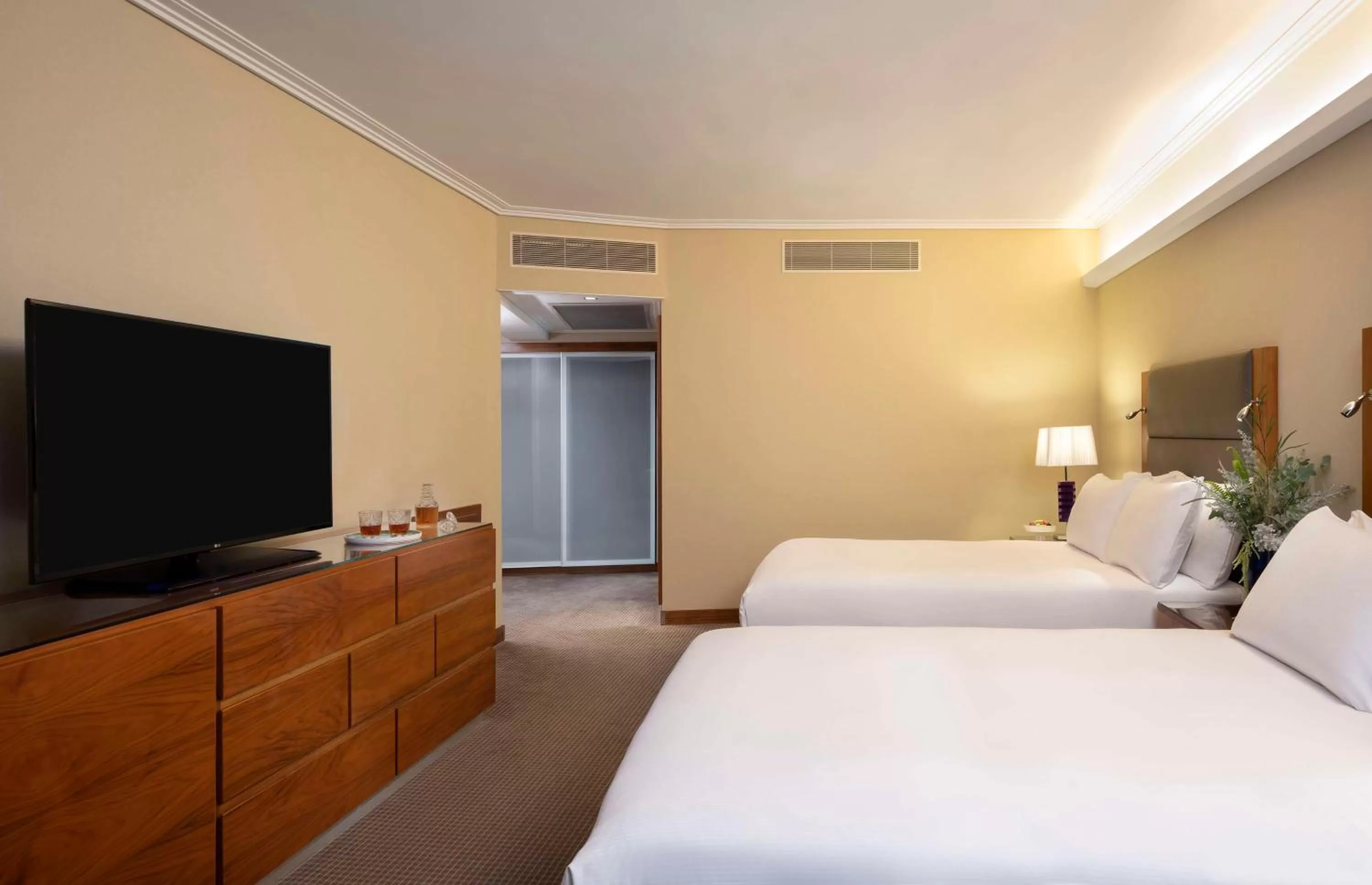 Bed in Hilton Tel Aviv Hotel