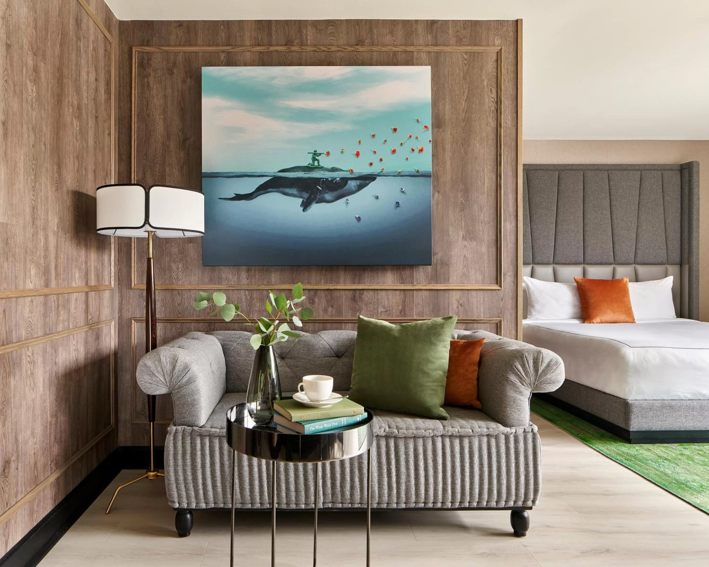 Seating area, Bed in Viceroy Washington DC