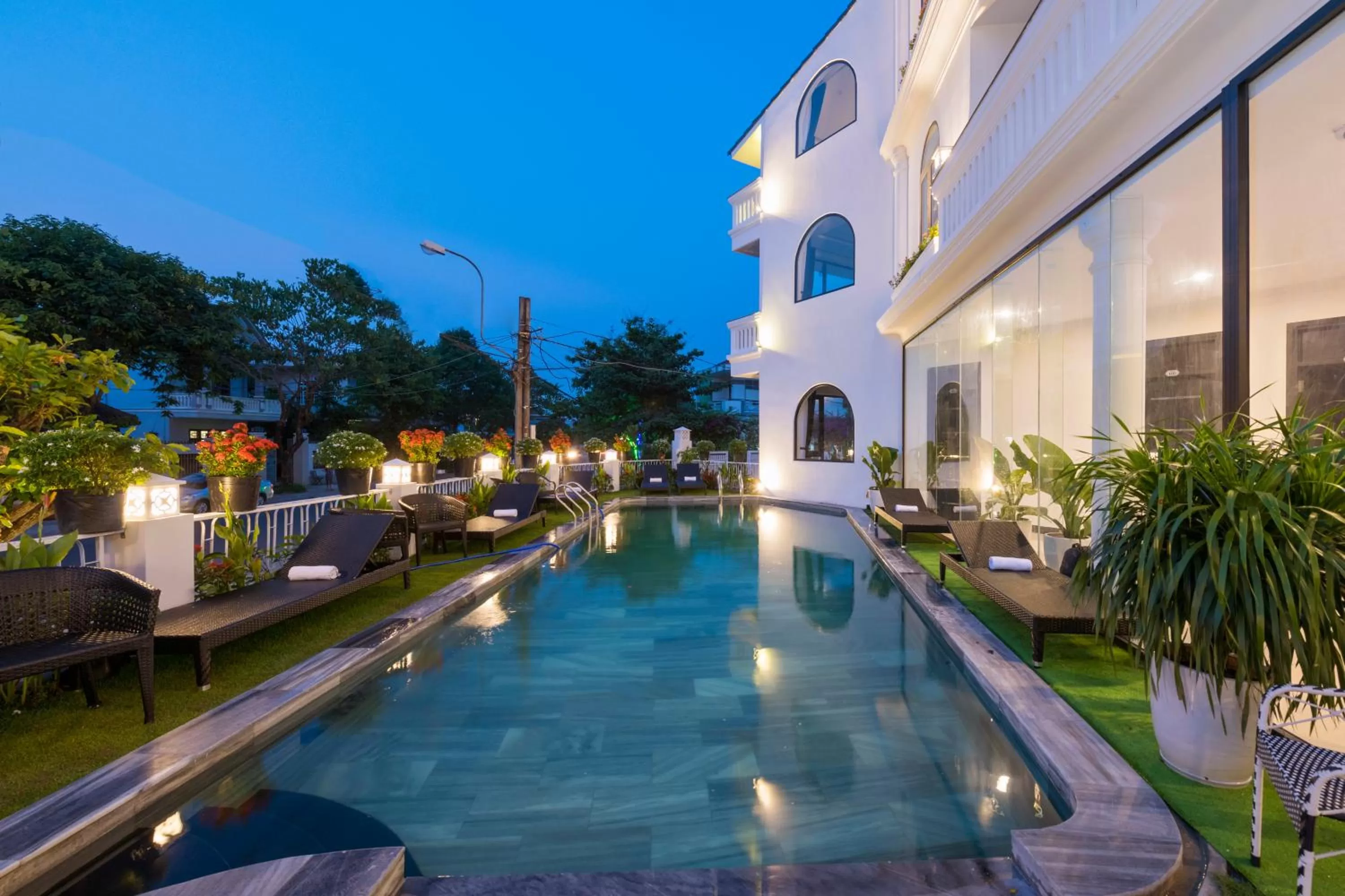 Property building in Hoianation Villas Hotel