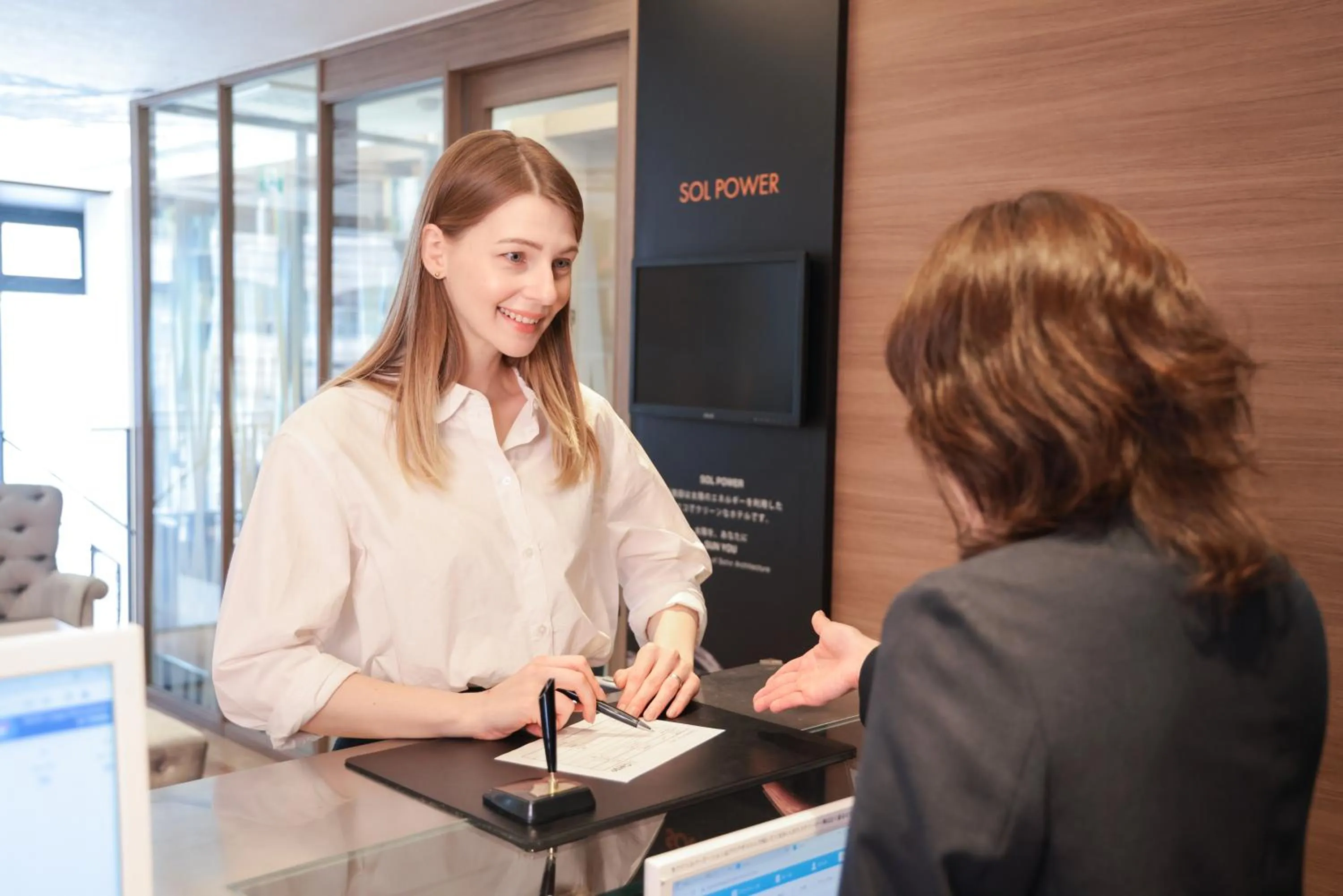 Lobby or reception in HOTEL Cargo Shinsaibashi