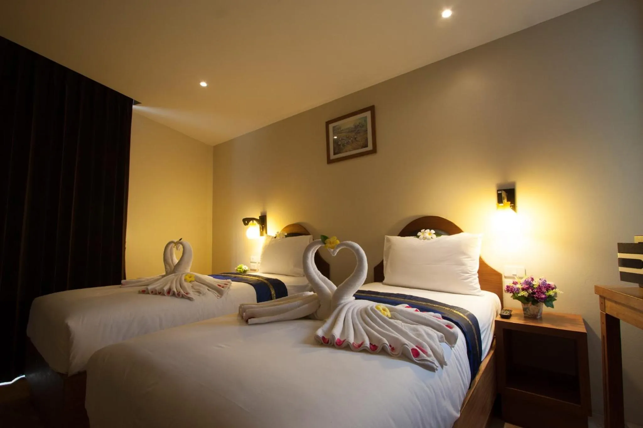 Bed in At Samui Boutique Hotel