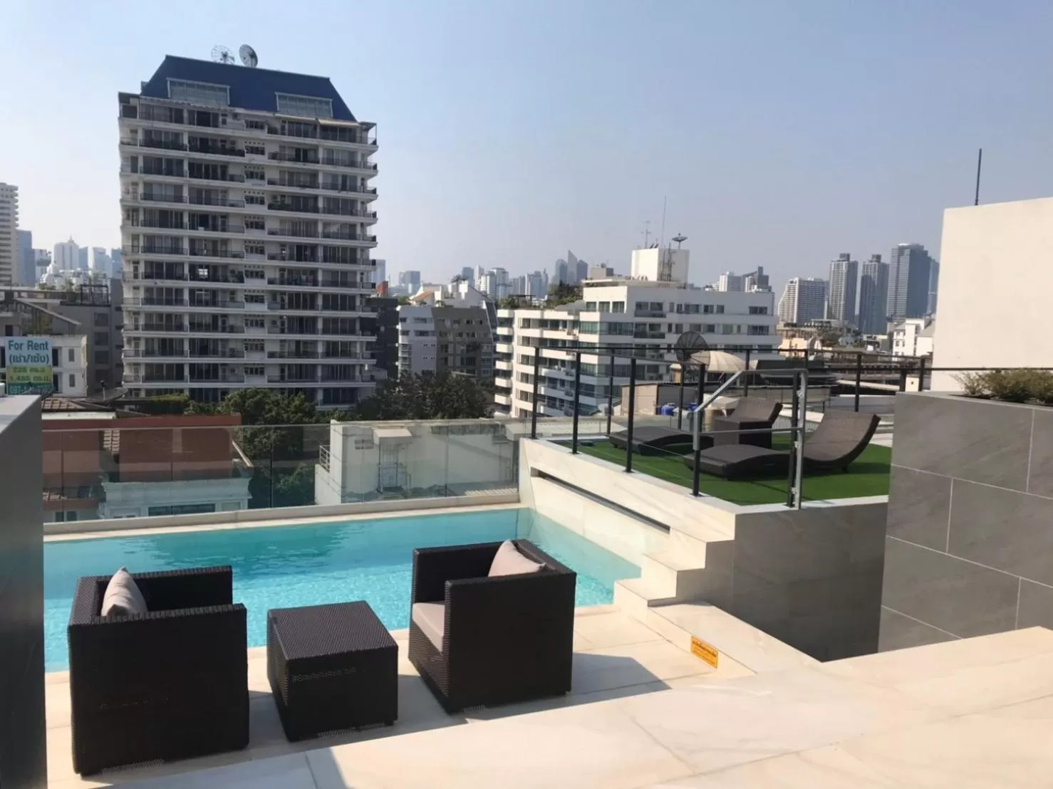 Swimming pool in ashley hotel bkk