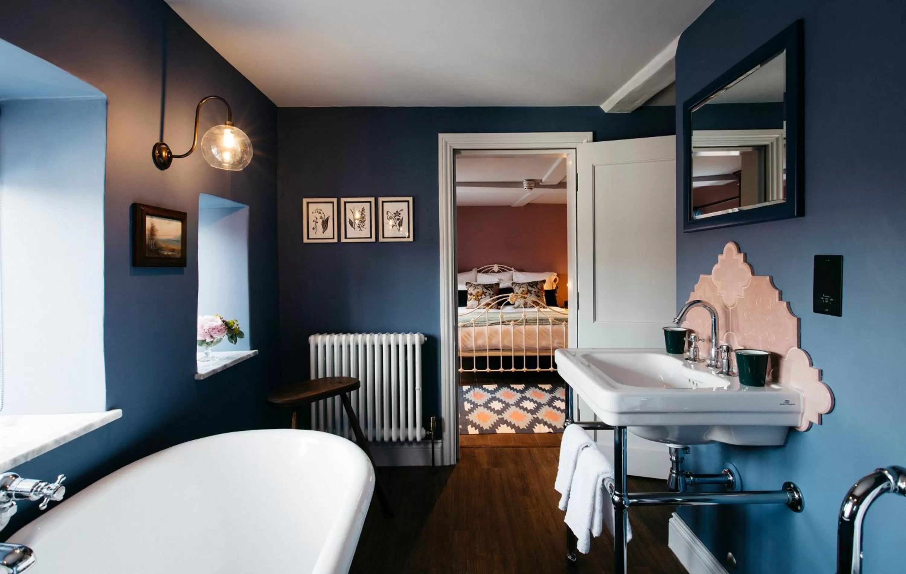 Bathroom in The Bower House, Restaurant & Rooms