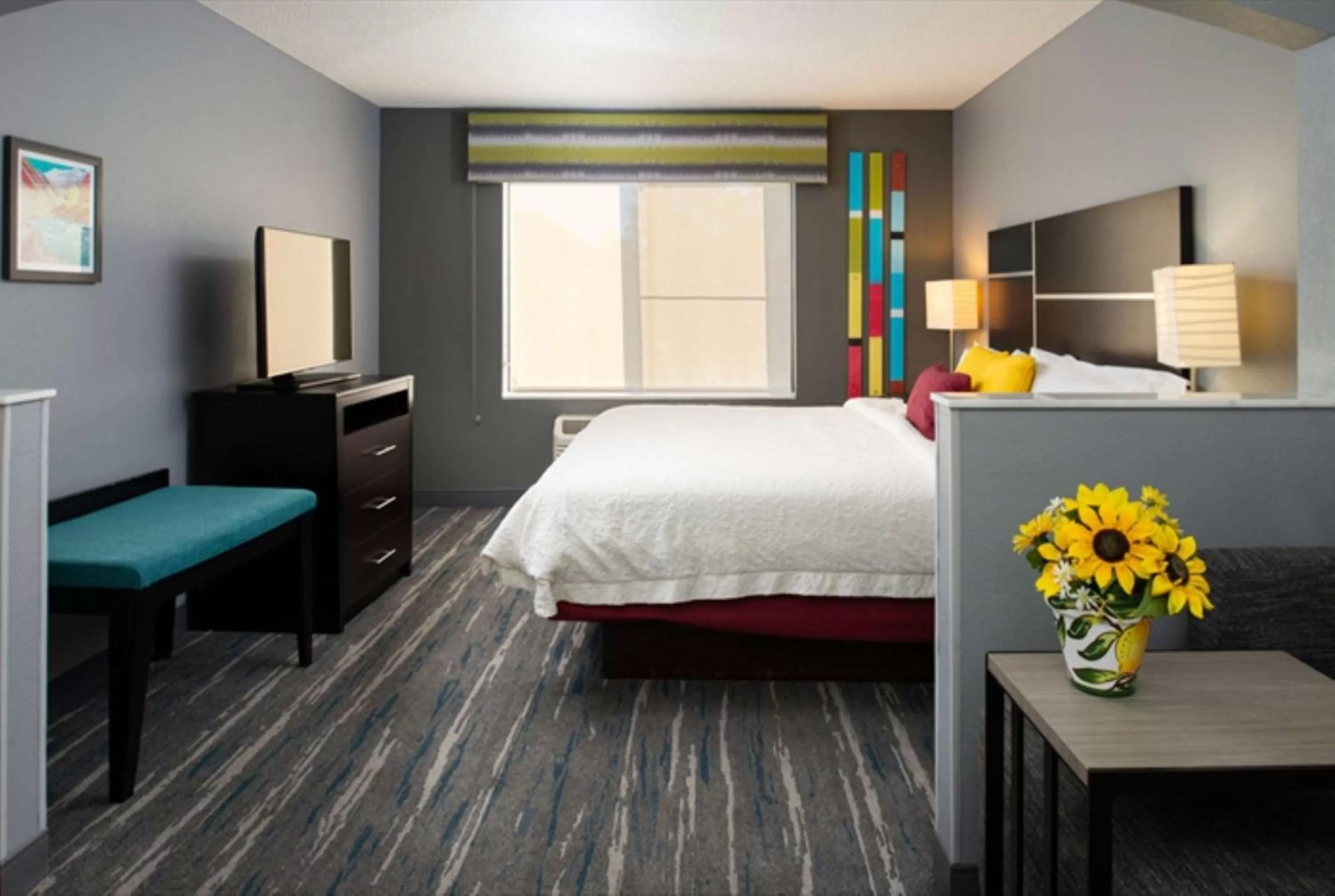 Bedroom, Bed in Hampton Inn Glenwood Springs