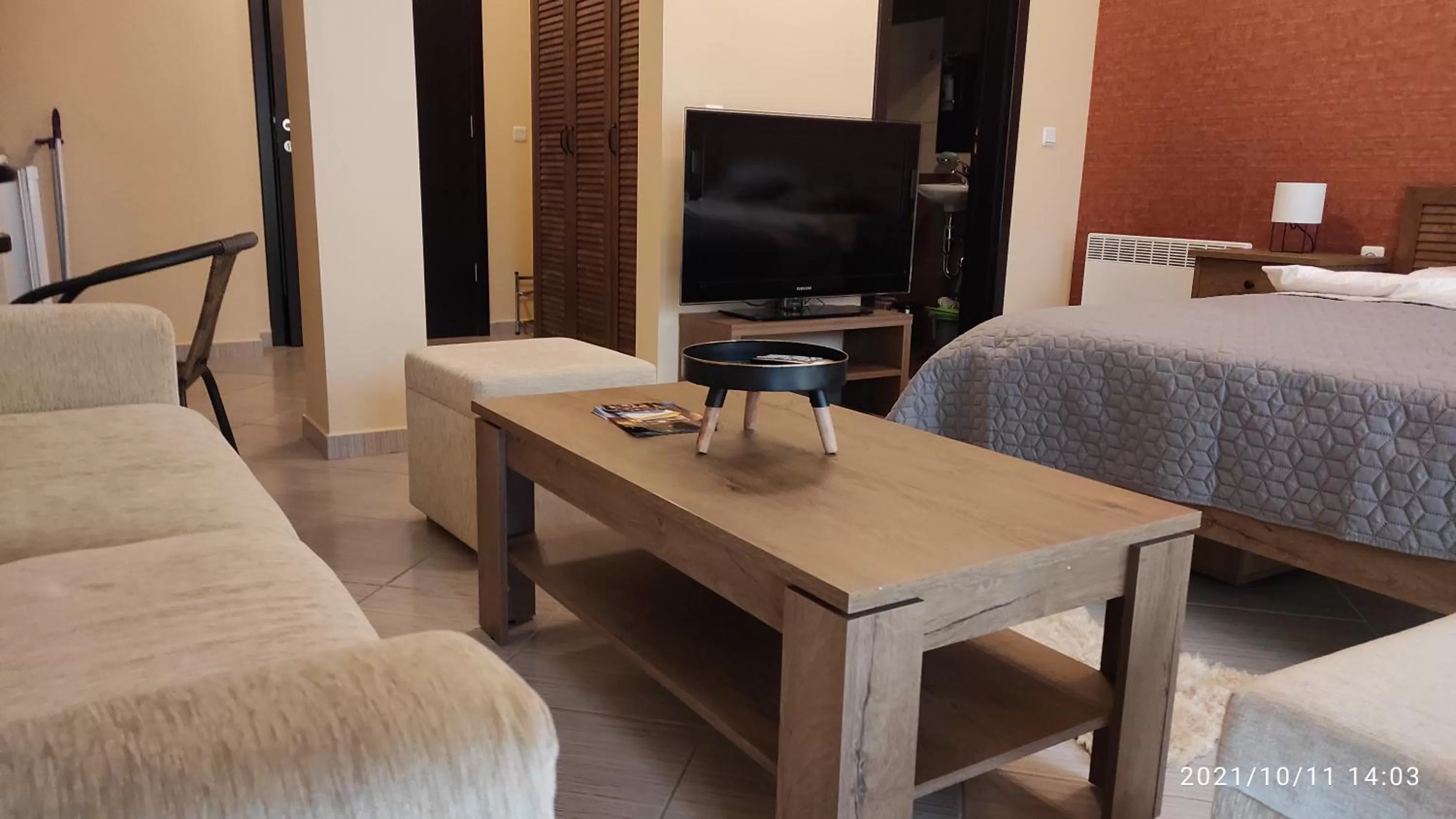 Living room, TV/Entertainment Center in Studio D06, Green Life Bansko